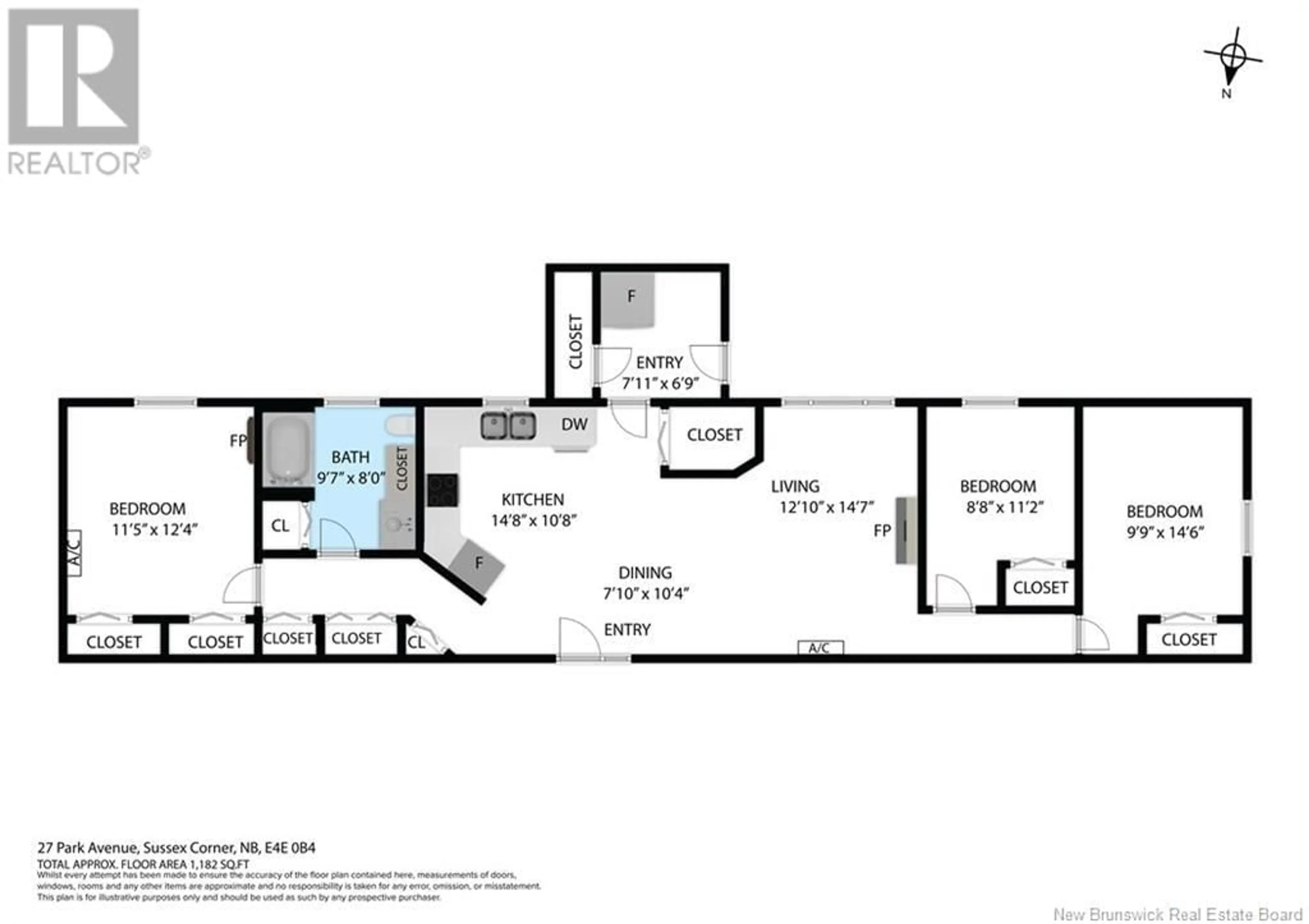 Floor plan for 27 PARK AVENUE, Sussex Corner New Brunswick E5T1R6