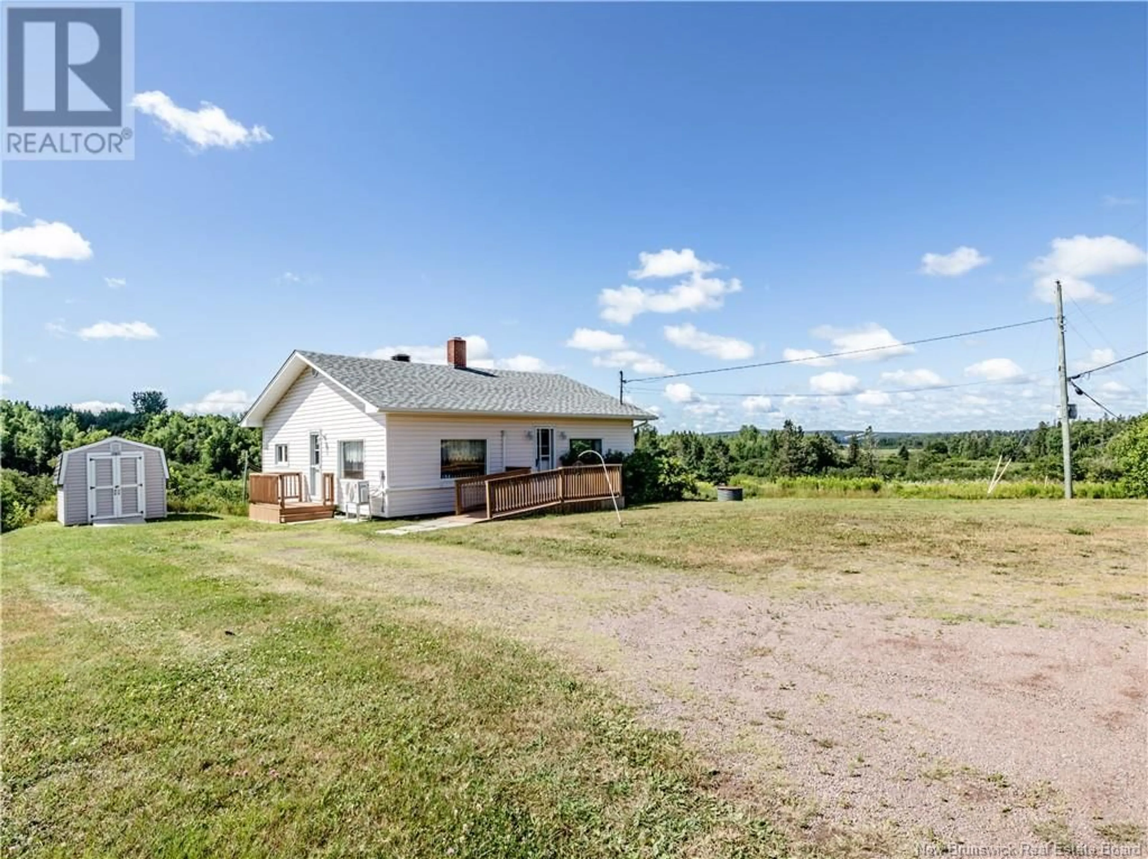 A pic from outside/outdoor area/front of a property/back of a property/a pic from drone, unknown for 184 BREAU CREEK RD, Memramcook New Brunswick E4K2K3