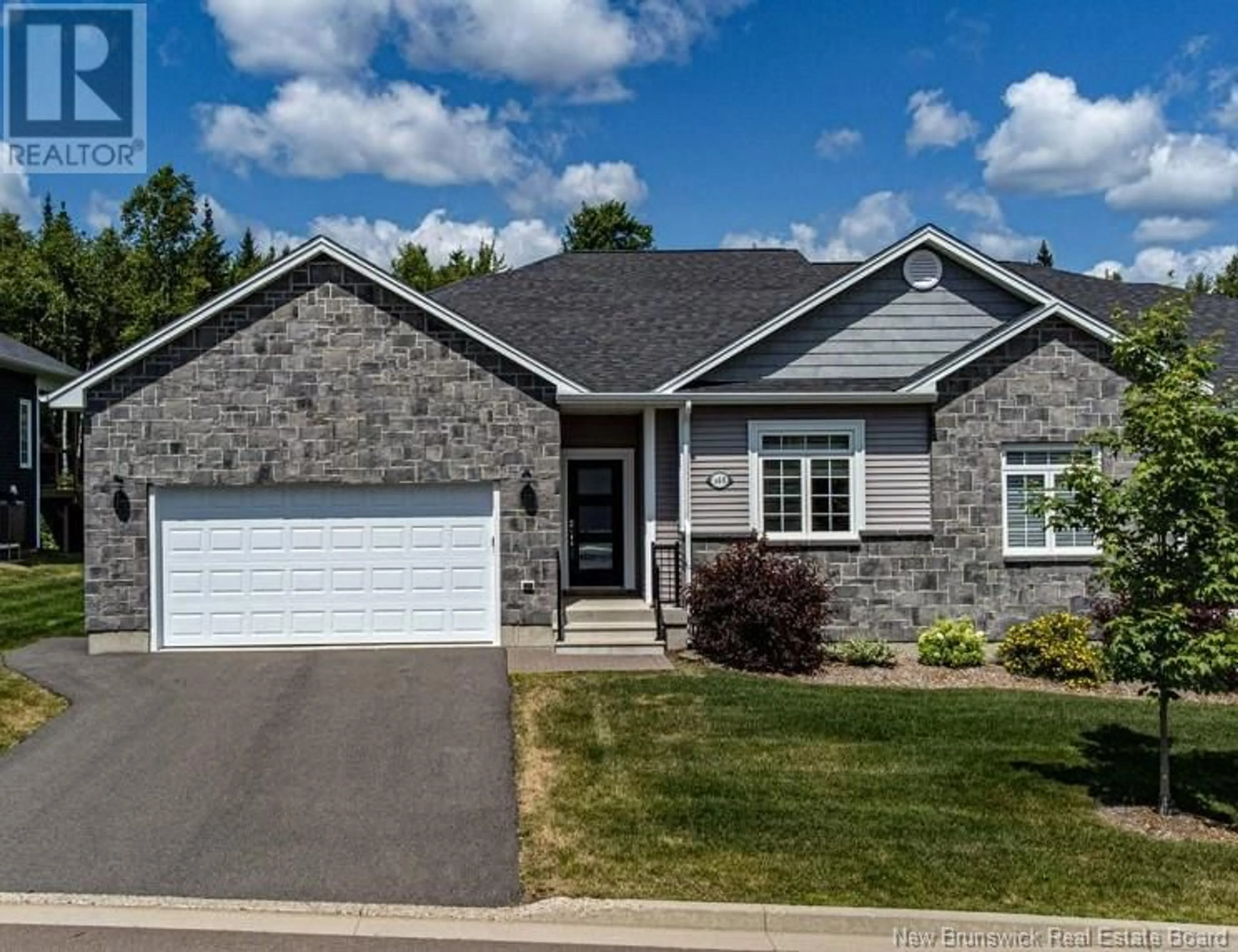 Home with vinyl exterior material, street for 160 SARAHS LANE, Fredericton New Brunswick E3B0Y9