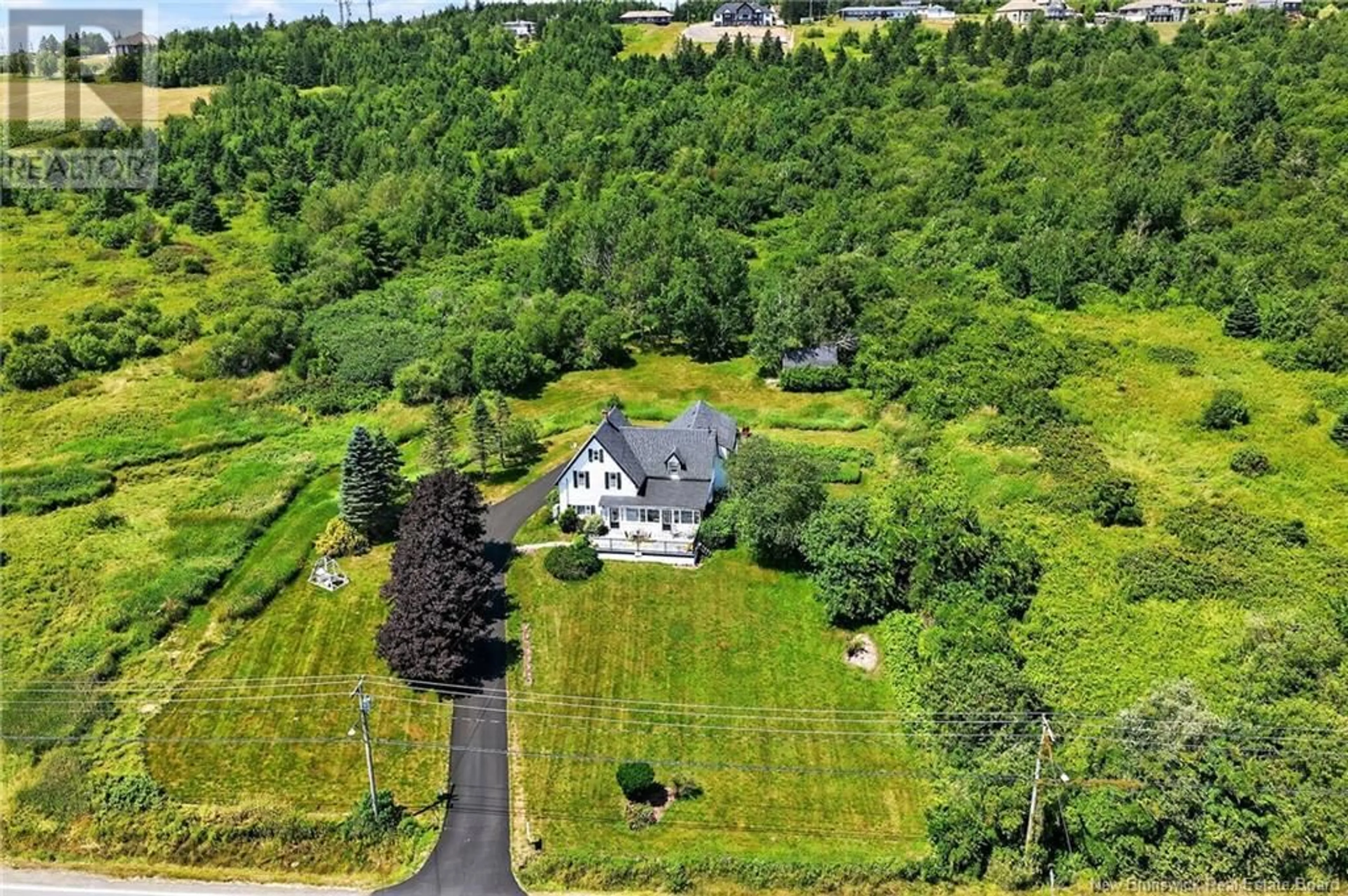 A pic from outside/outdoor area/front of a property/back of a property/a pic from drone, unknown for 921 FRONT MOUNTAIN ROAD, Moncton New Brunswick E1G3H2