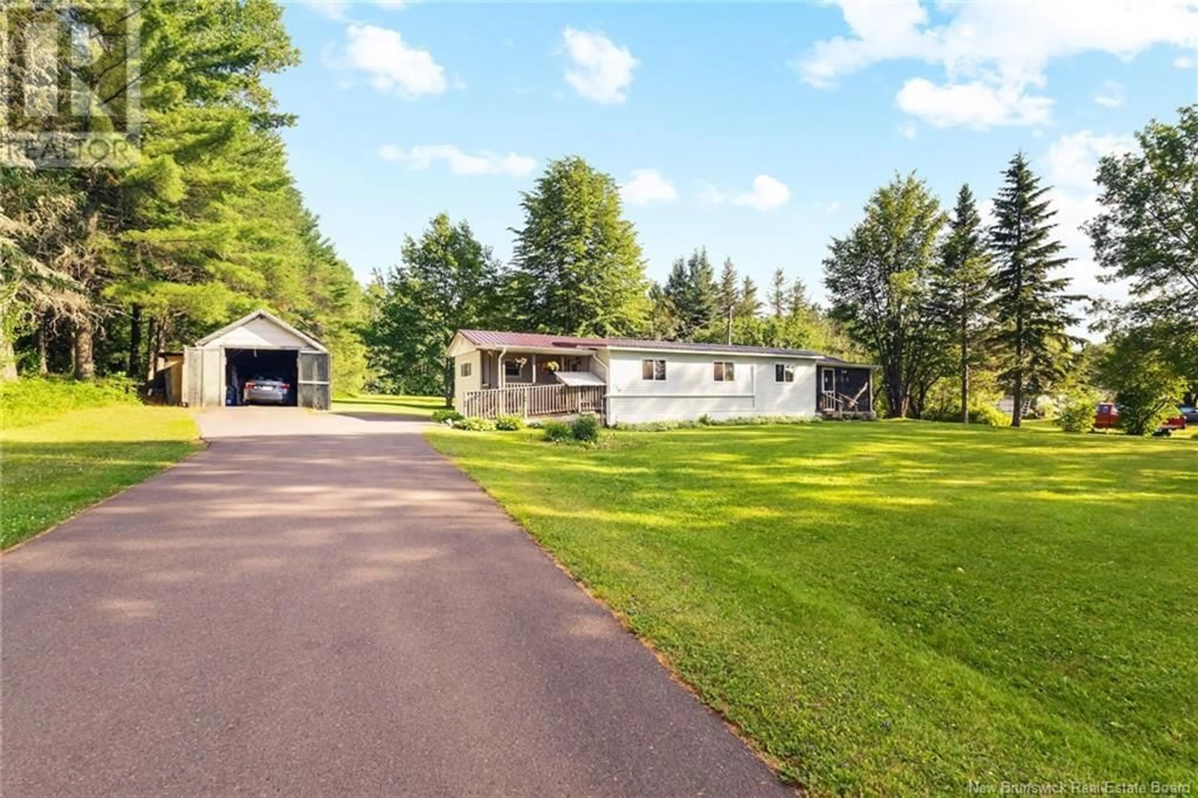A pic from outside/outdoor area/front of a property/back of a property/a pic from drone, unknown for 170 RED BANK DRIVE, Chipman New Brunswick E4A2A4