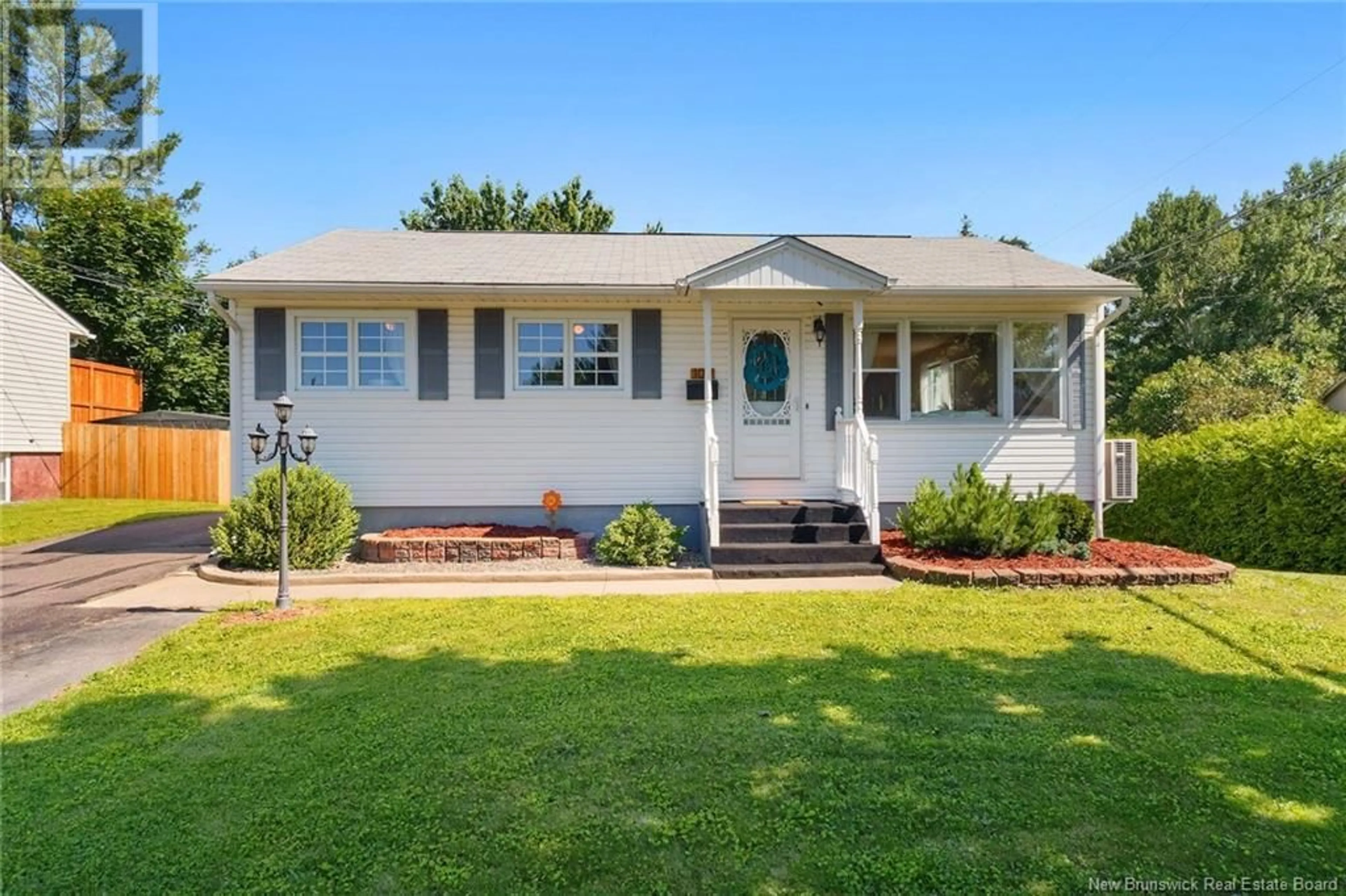 Home with vinyl exterior material, street for 100 MACFARLANE STREET, Fredericton New Brunswick E3A1V4