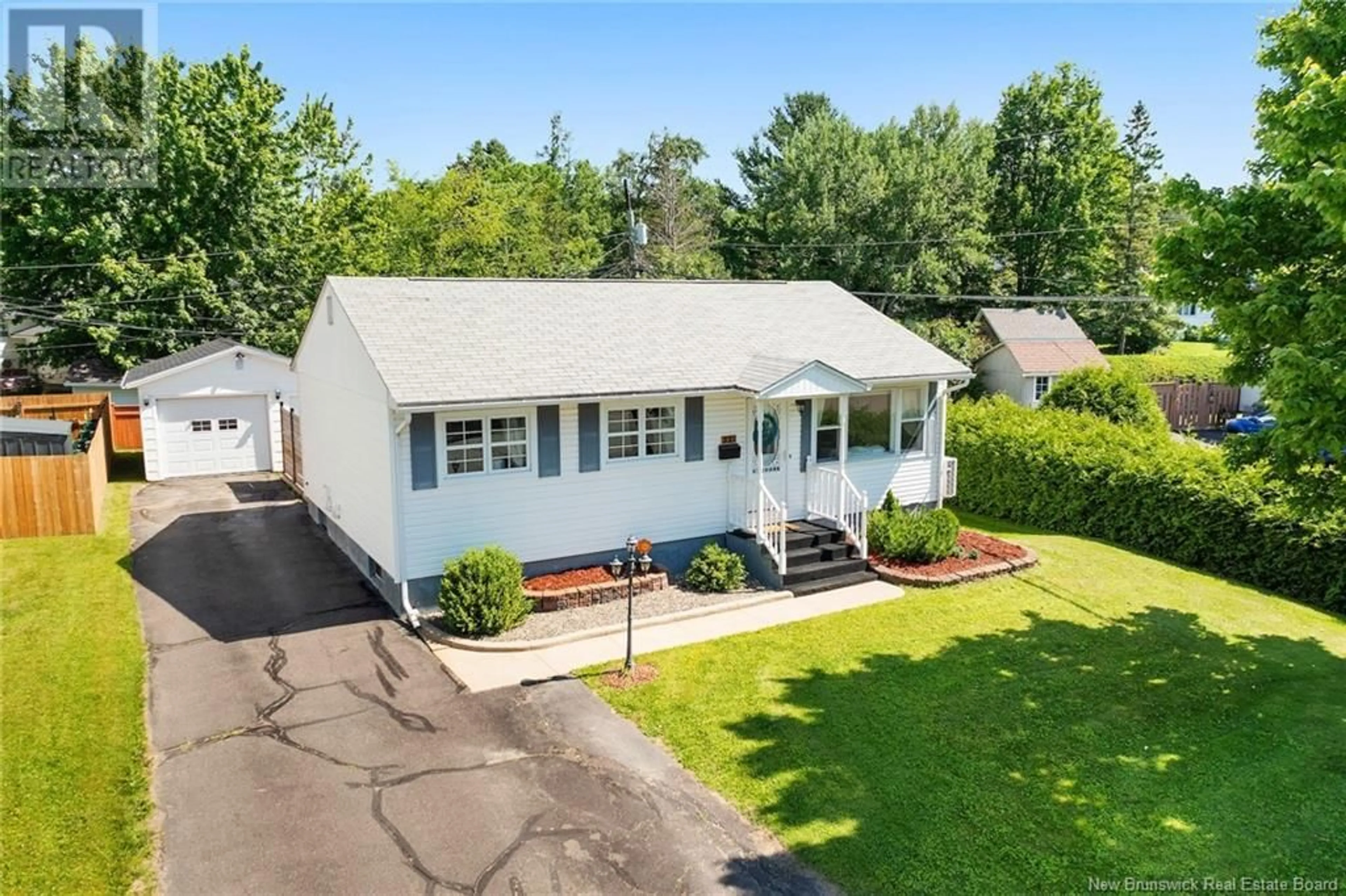 A pic from outside/outdoor area/front of a property/back of a property/a pic from drone, street for 100 MACFARLANE STREET, Fredericton New Brunswick E3A1V4