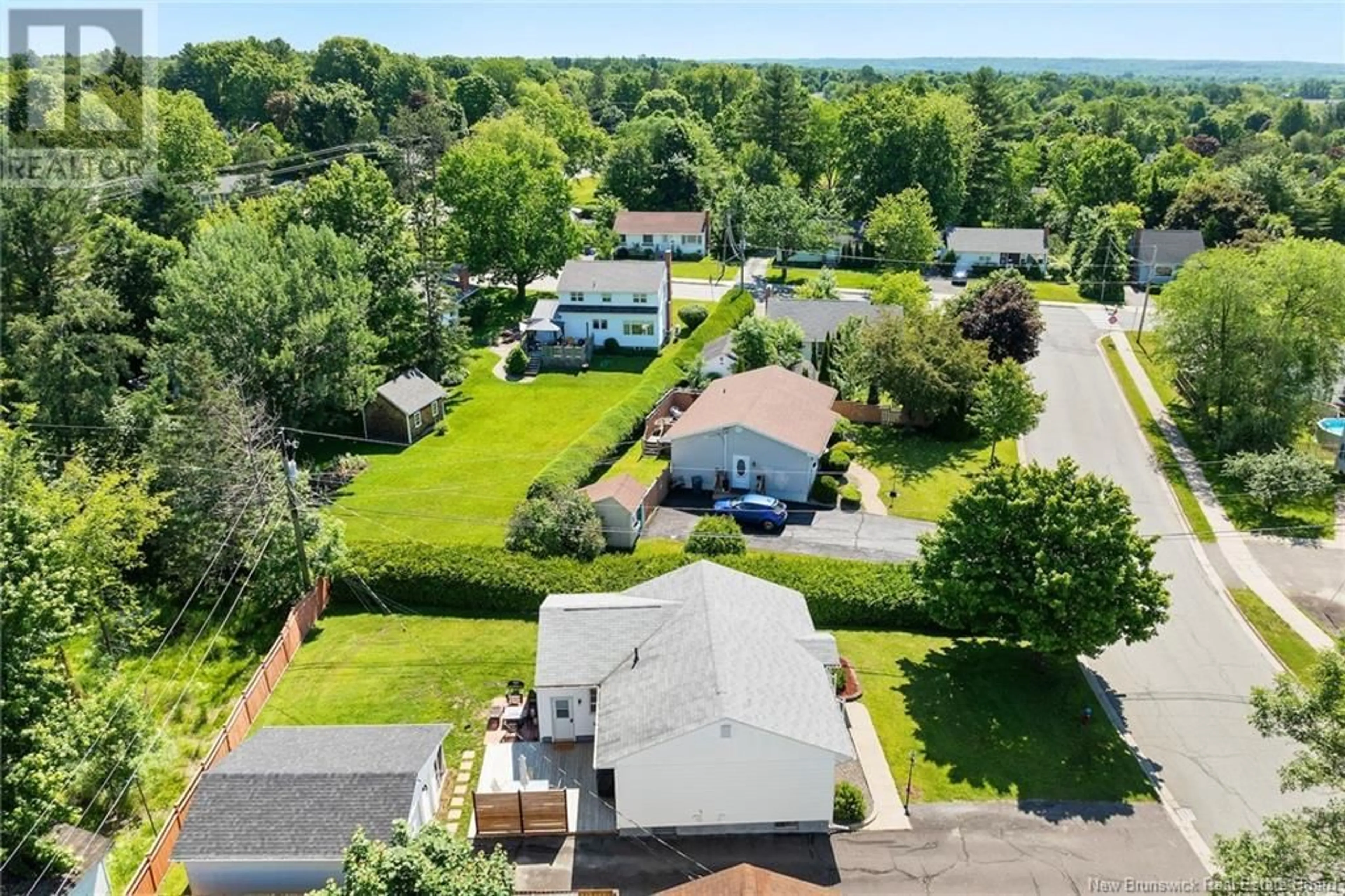 A pic from outside/outdoor area/front of a property/back of a property/a pic from drone, unknown for 100 MACFARLANE STREET, Fredericton New Brunswick E3A1V4