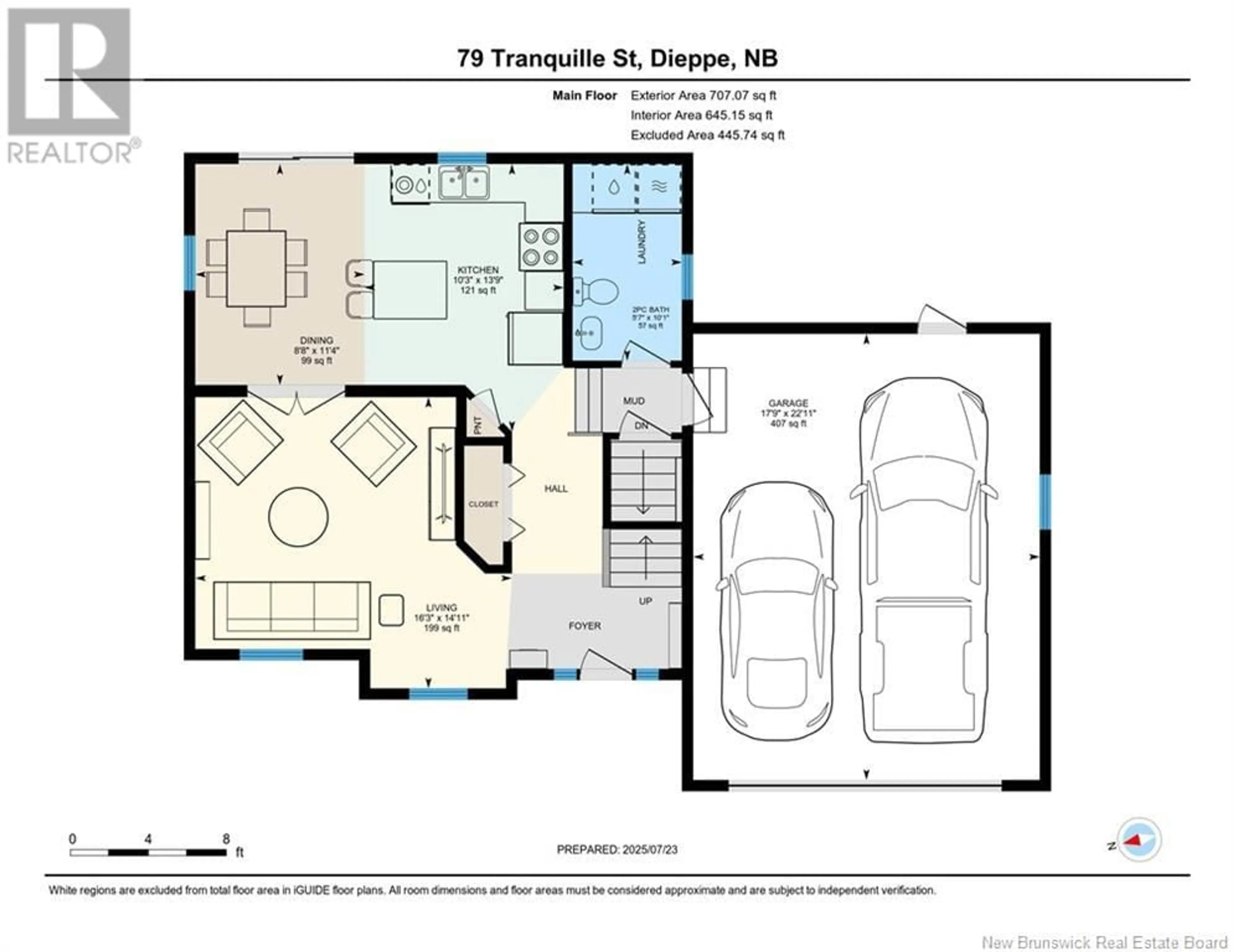 Floor plan for 79 TRANQUILLE STREET, Dieppe New Brunswick E1A7R4