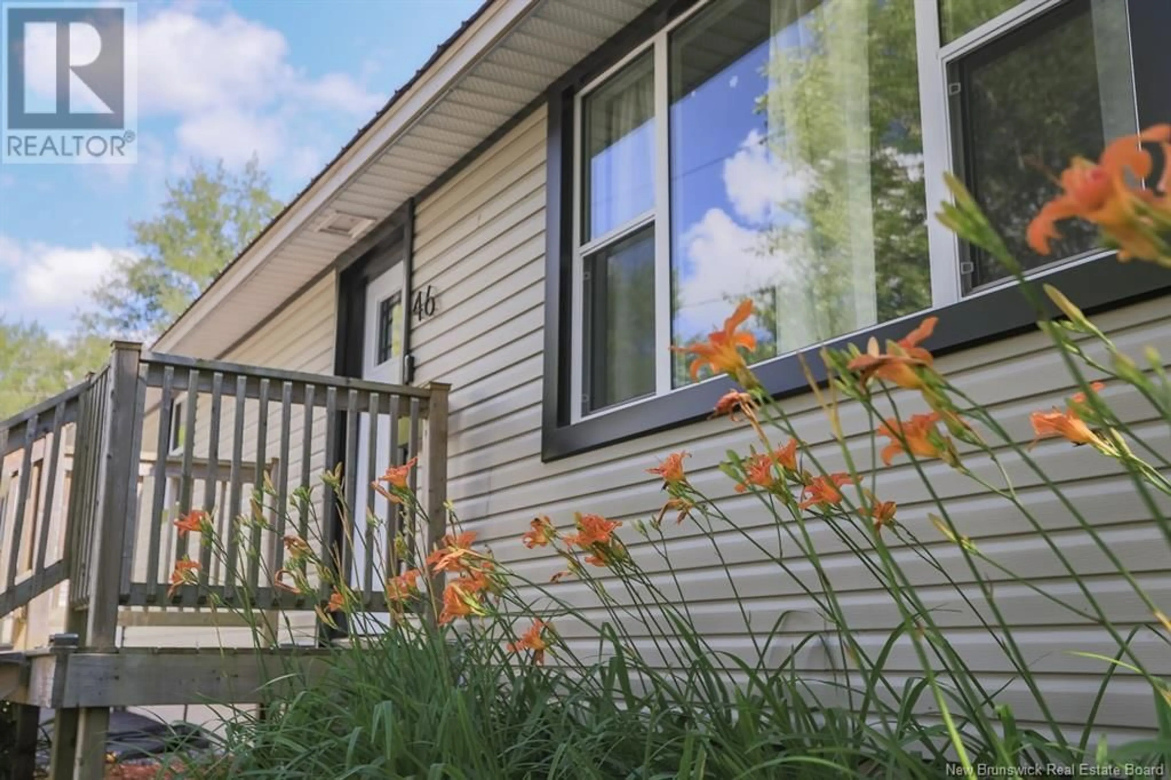 Home with vinyl exterior material, street for 46 BELGIAN ROAD, Saint John New Brunswick E2H2A7