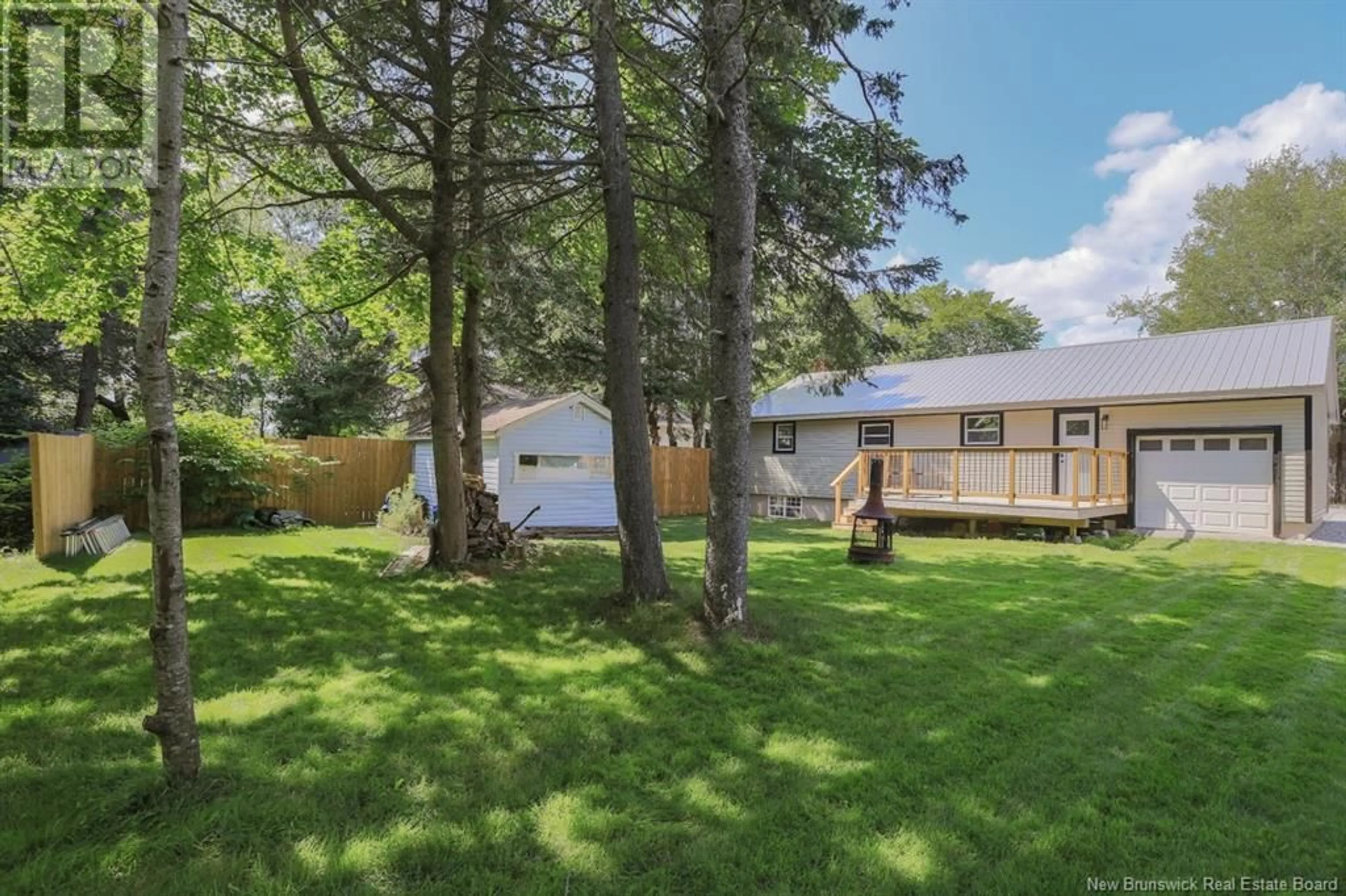 A pic from outside/outdoor area/front of a property/back of a property/a pic from drone, forest/trees view for 46 BELGIAN ROAD, Saint John New Brunswick E2H2A7