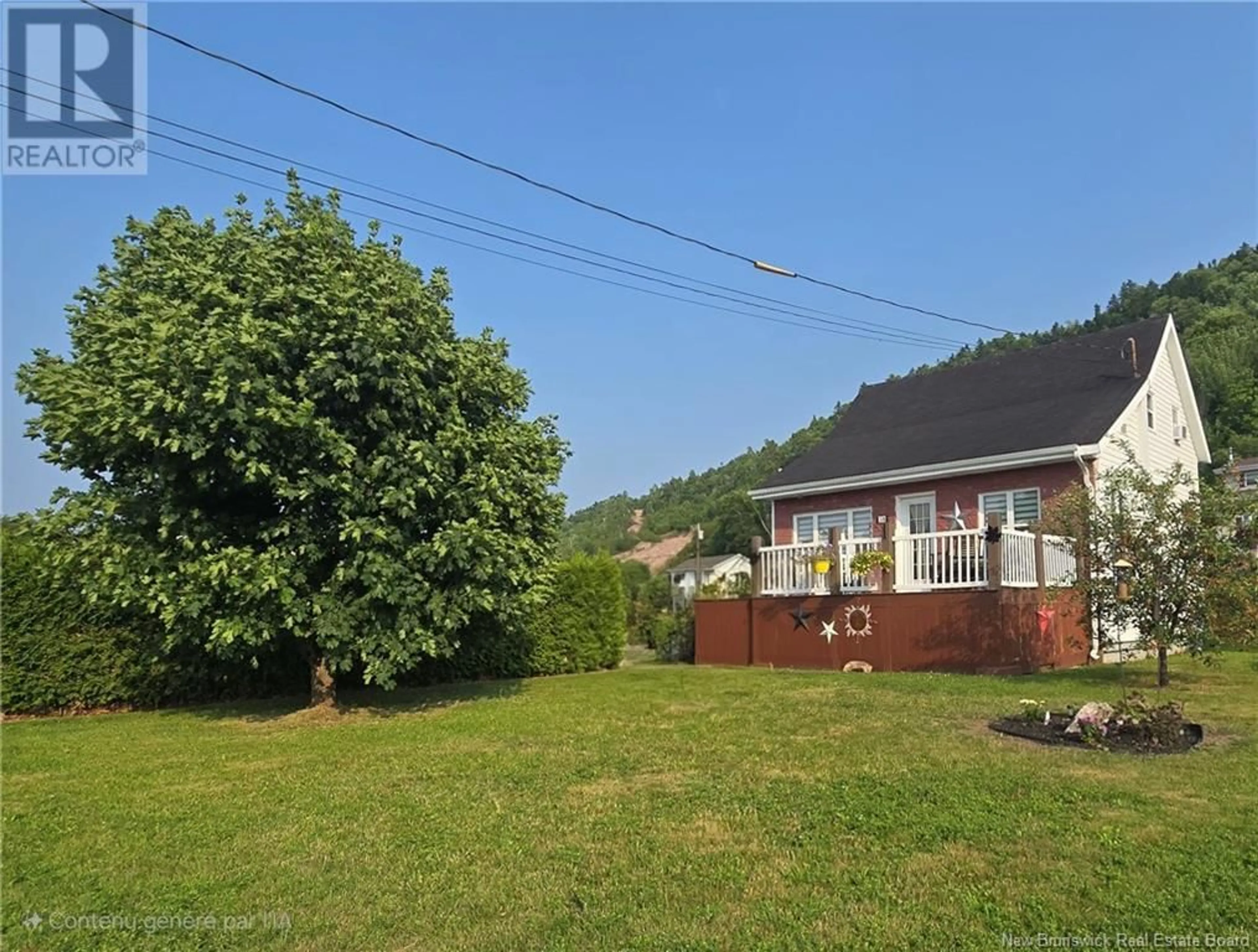 A pic from outside/outdoor area/front of a property/back of a property/a pic from drone, mountain view for 38 SUNSET DRIVE, Campbellton New Brunswick E3N1S8