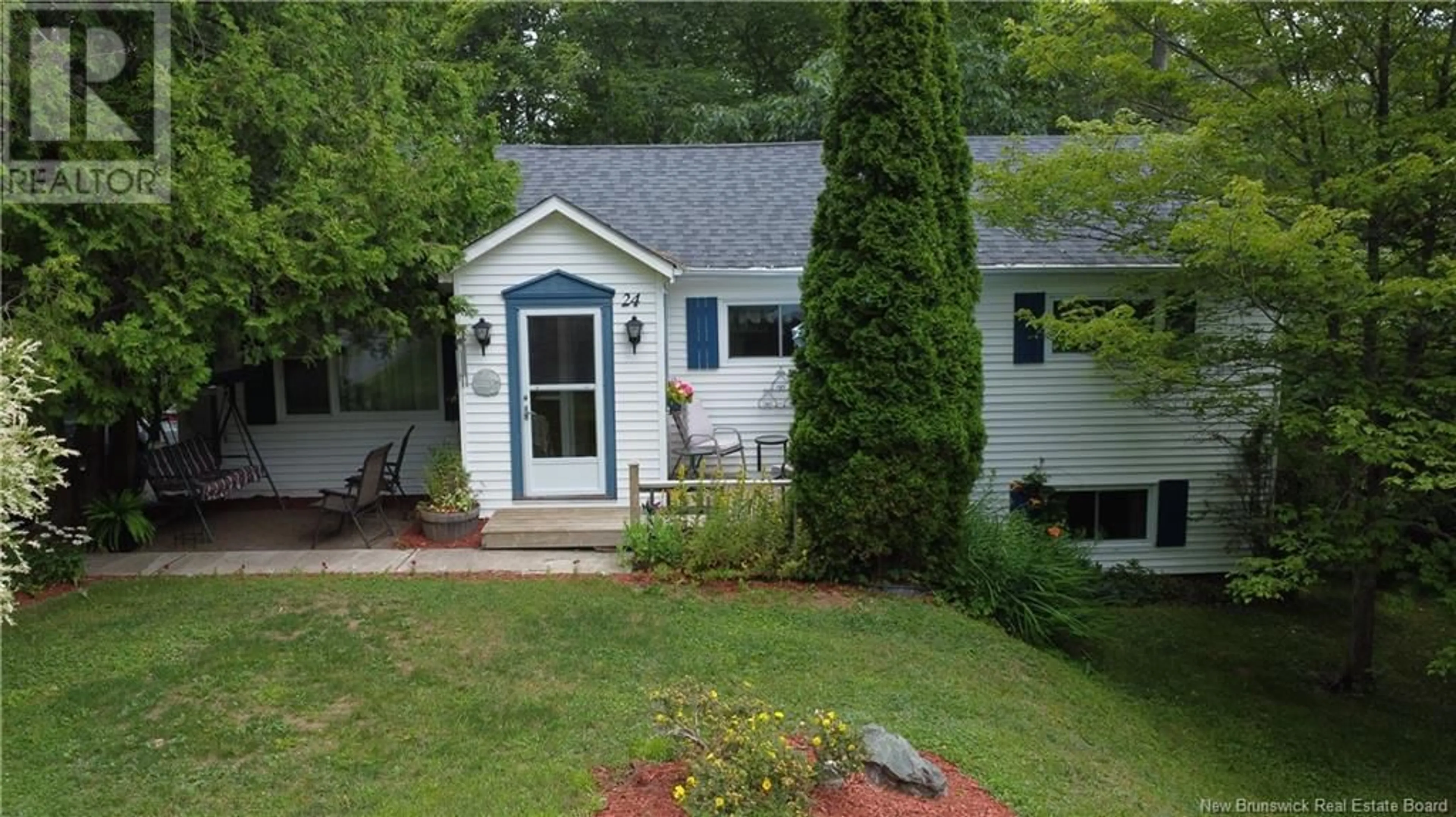 Home with vinyl exterior material, street for 24 BRANDY CRESCENT, Grand Bay-Westfield New Brunswick E5K2W8