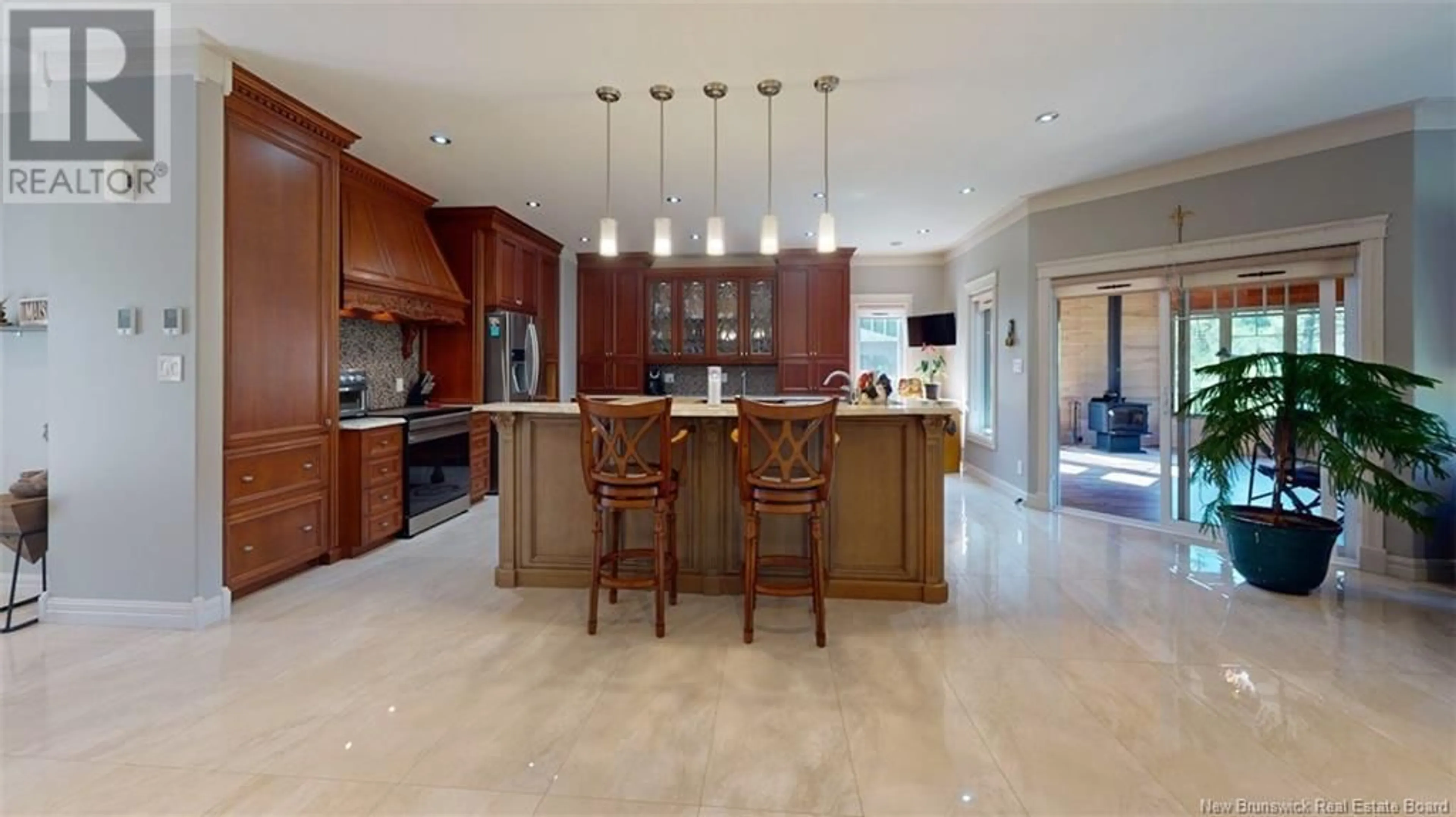 Contemporary kitchen, ceramic/tile floor for 1622 BAISLEY ROAD, Saint-Jacques New Brunswick E7B2A8