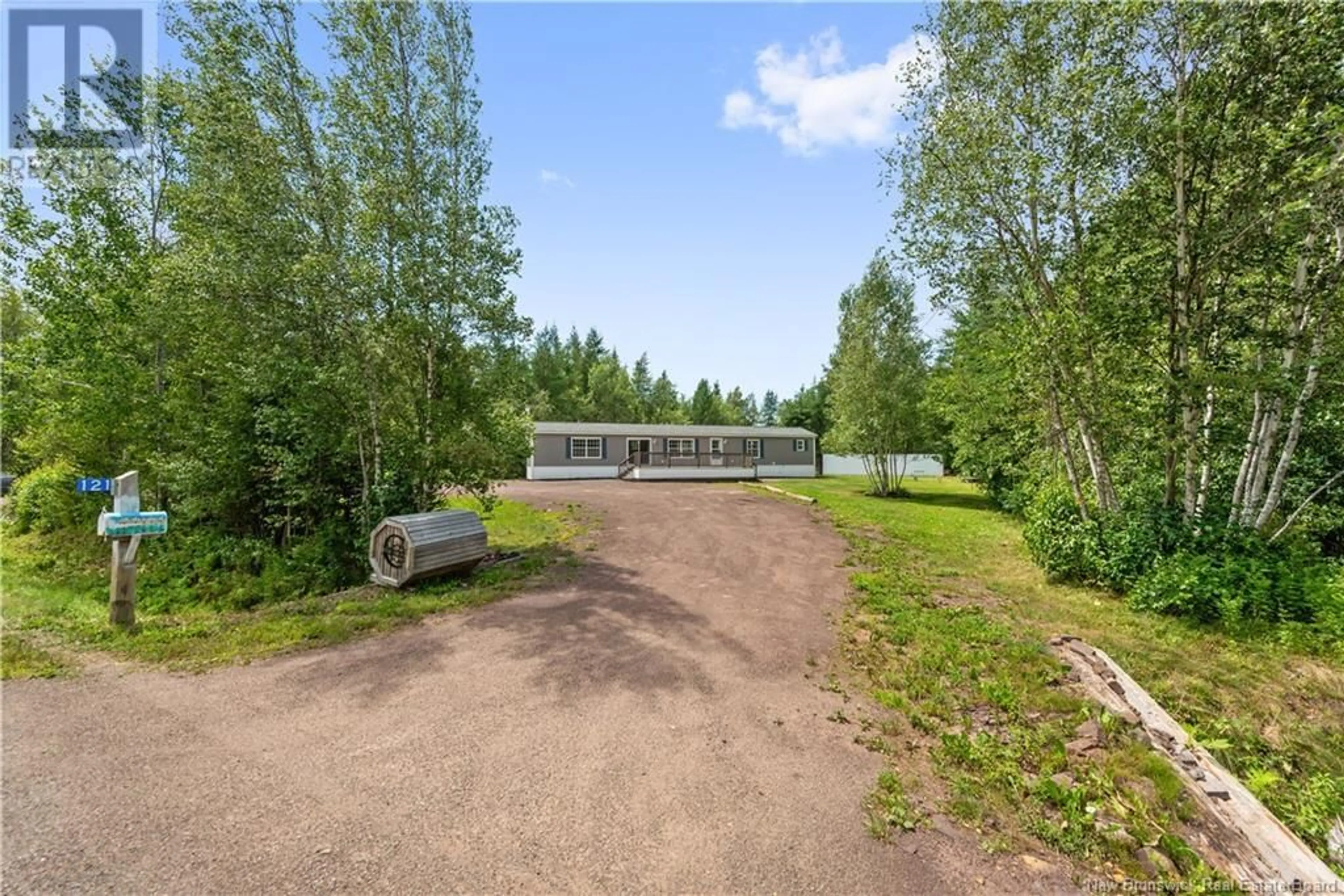 A pic from outside/outdoor area/front of a property/back of a property/a pic from drone, unknown for 121 UPPER MOUNTAIN ROAD, Boundary Creek New Brunswick E1G4A4