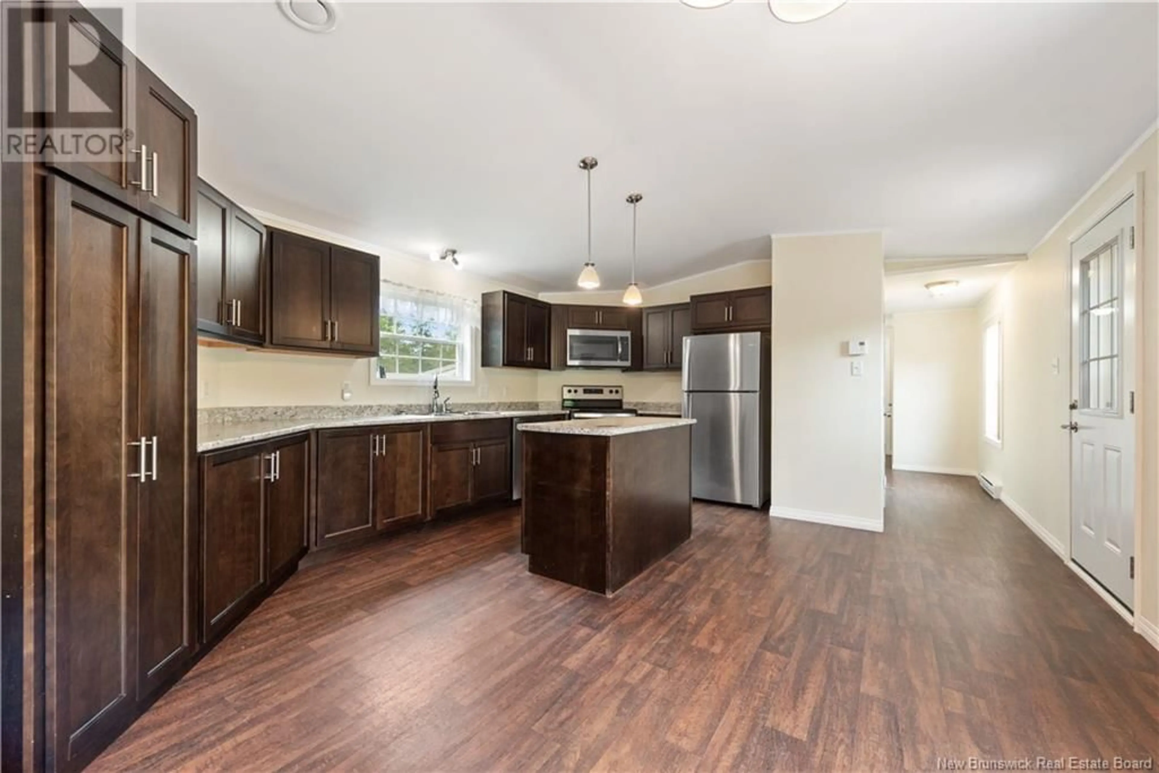 Open concept kitchen, unknown for 121 UPPER MOUNTAIN ROAD, Boundary Creek New Brunswick E1G4A4