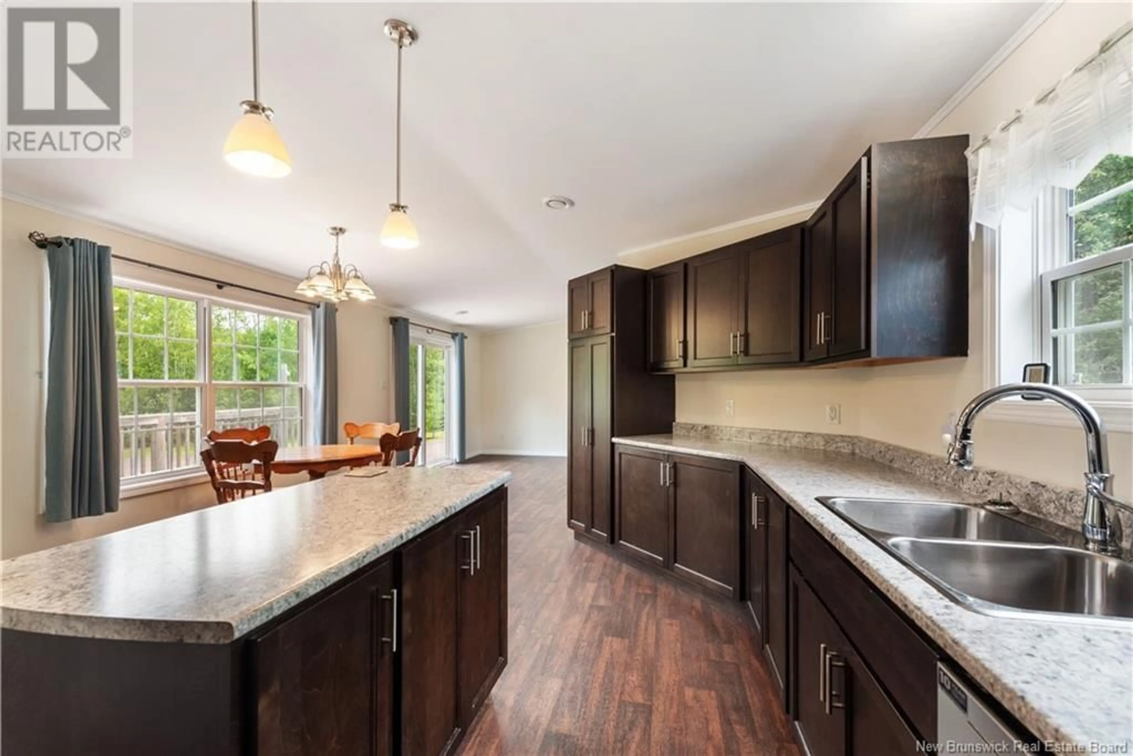 Open concept kitchen, unknown for 121 UPPER MOUNTAIN ROAD, Boundary Creek New Brunswick E1G4A4