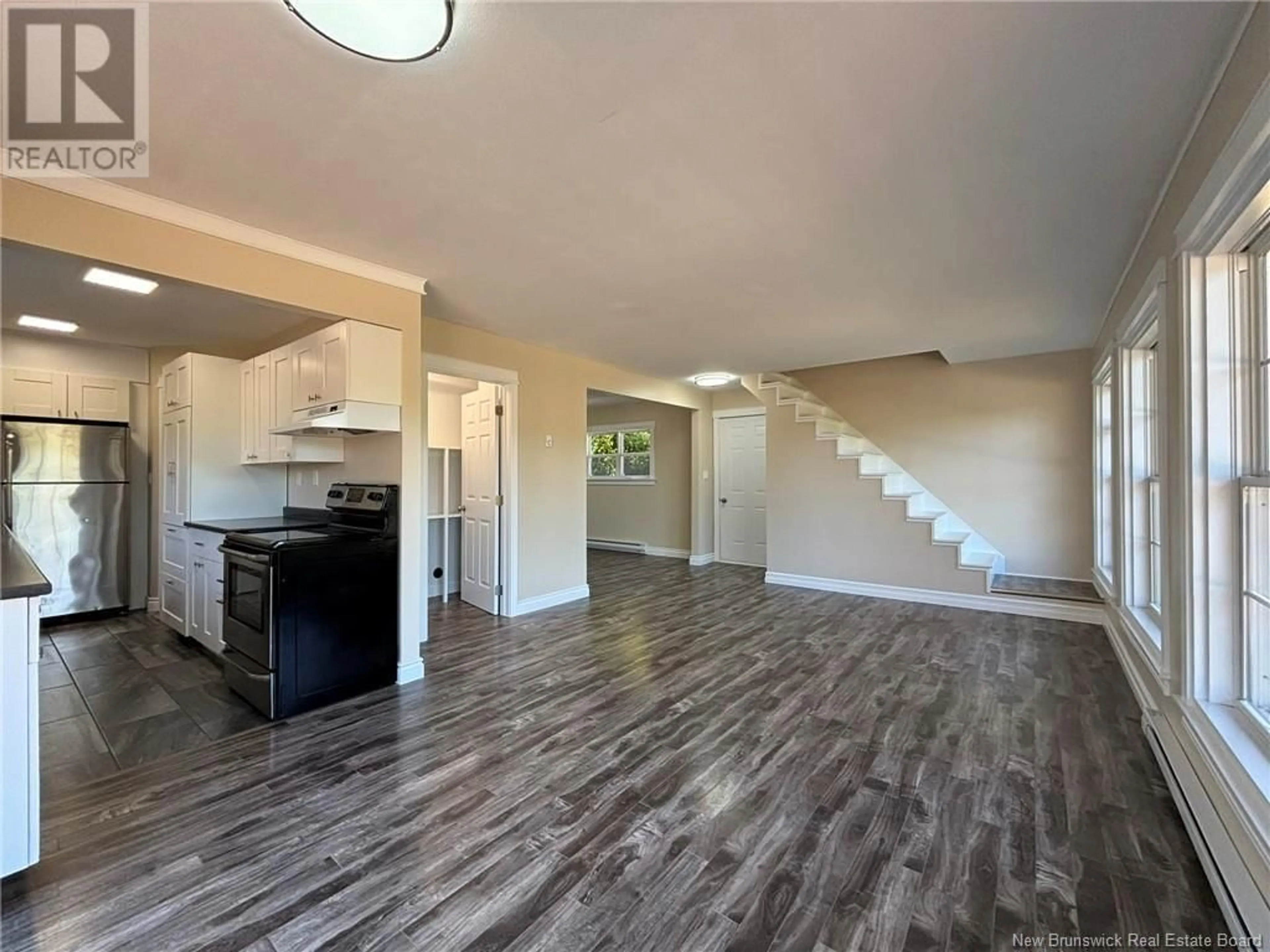 Open concept kitchen, wood/laminate floor for 20 CEMETARY ROAD, Grand Manan New Brunswick E5G4A2