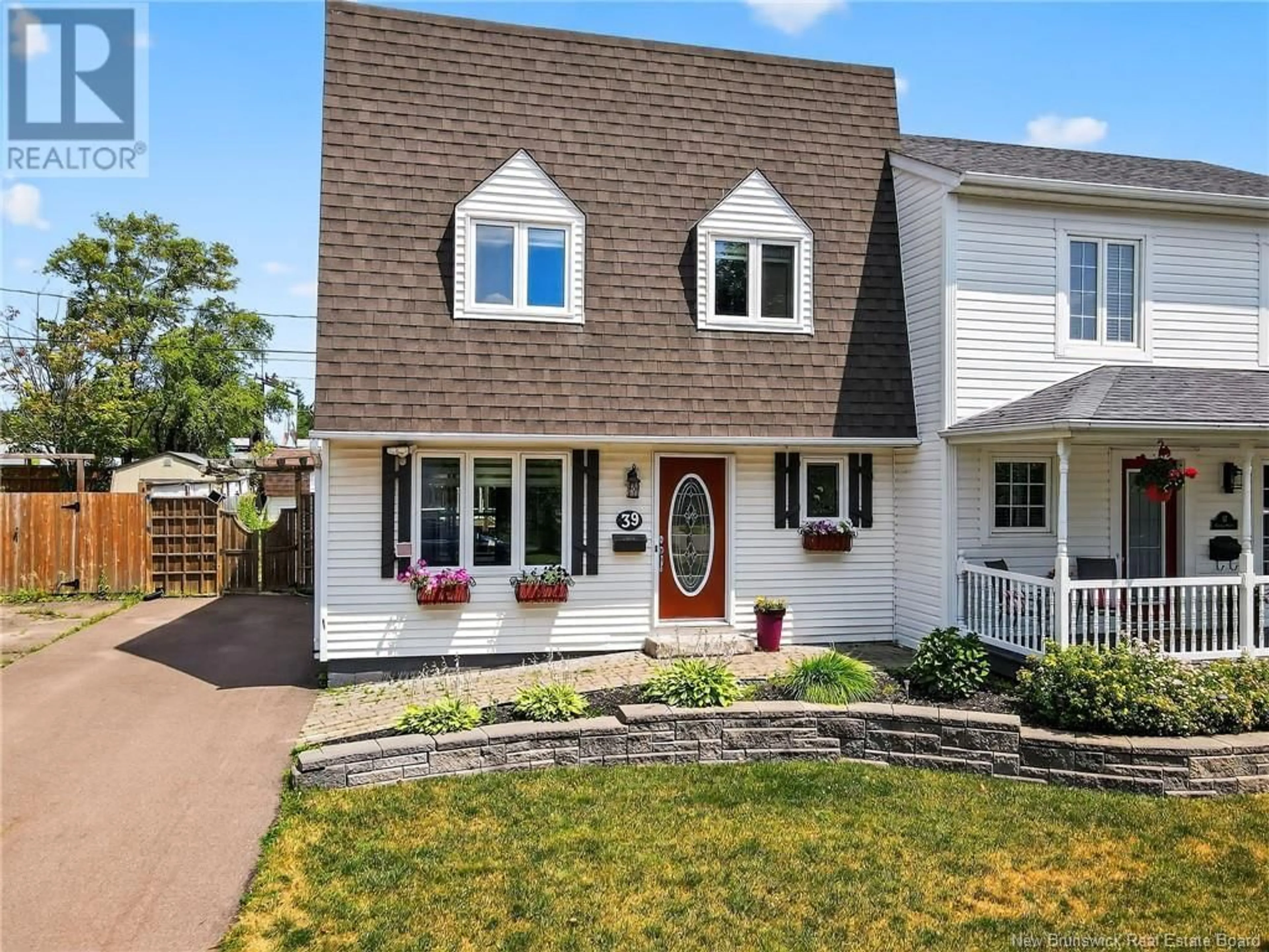 Home with vinyl exterior material, street for 39 LAFORGE STREET, Moncton New Brunswick E1G1T7