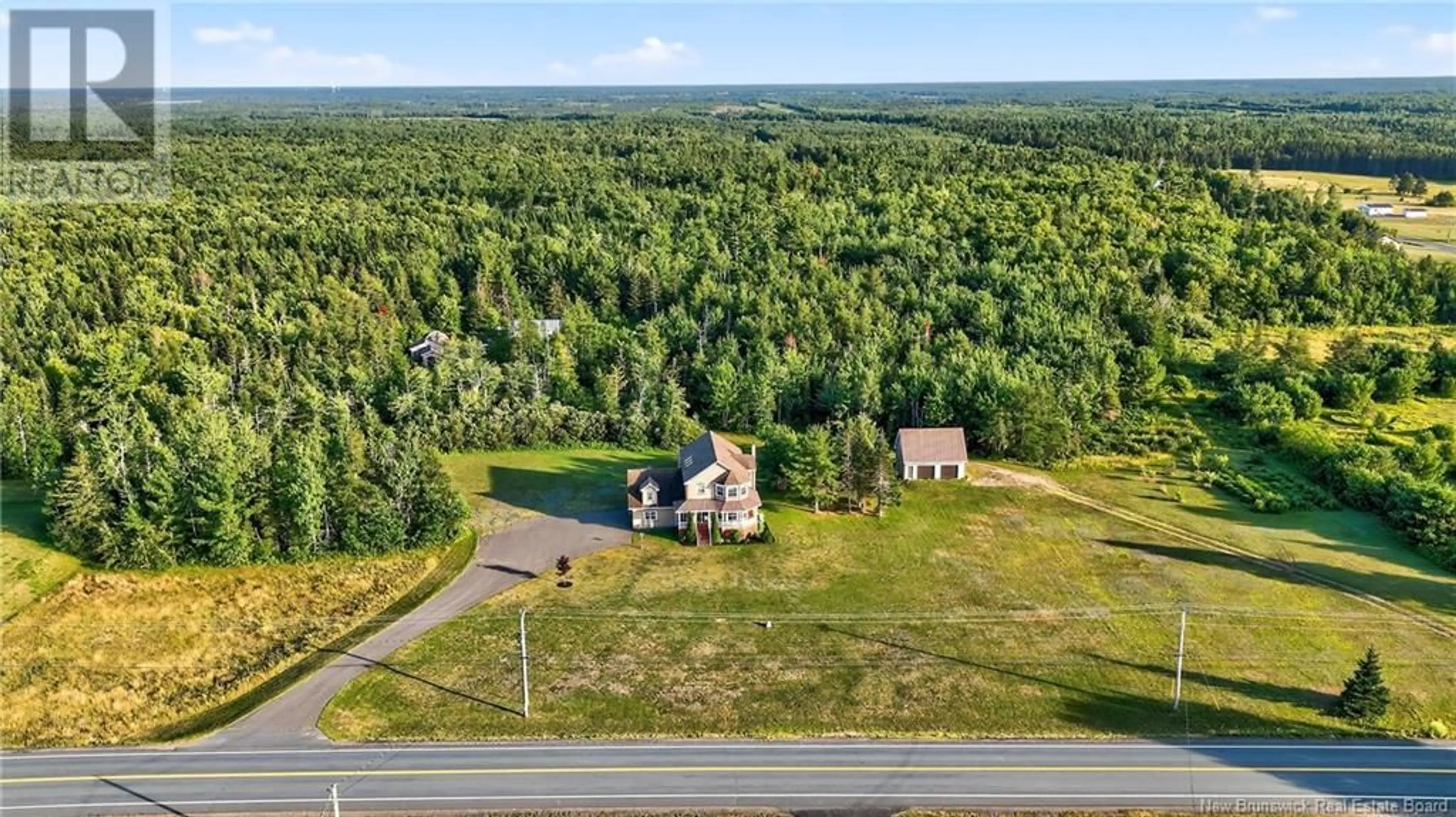 A pic from outside/outdoor area/front of a property/back of a property/a pic from drone, unknown for 4670 RTE 160, Pont-Landry New Brunswick E1X2S5