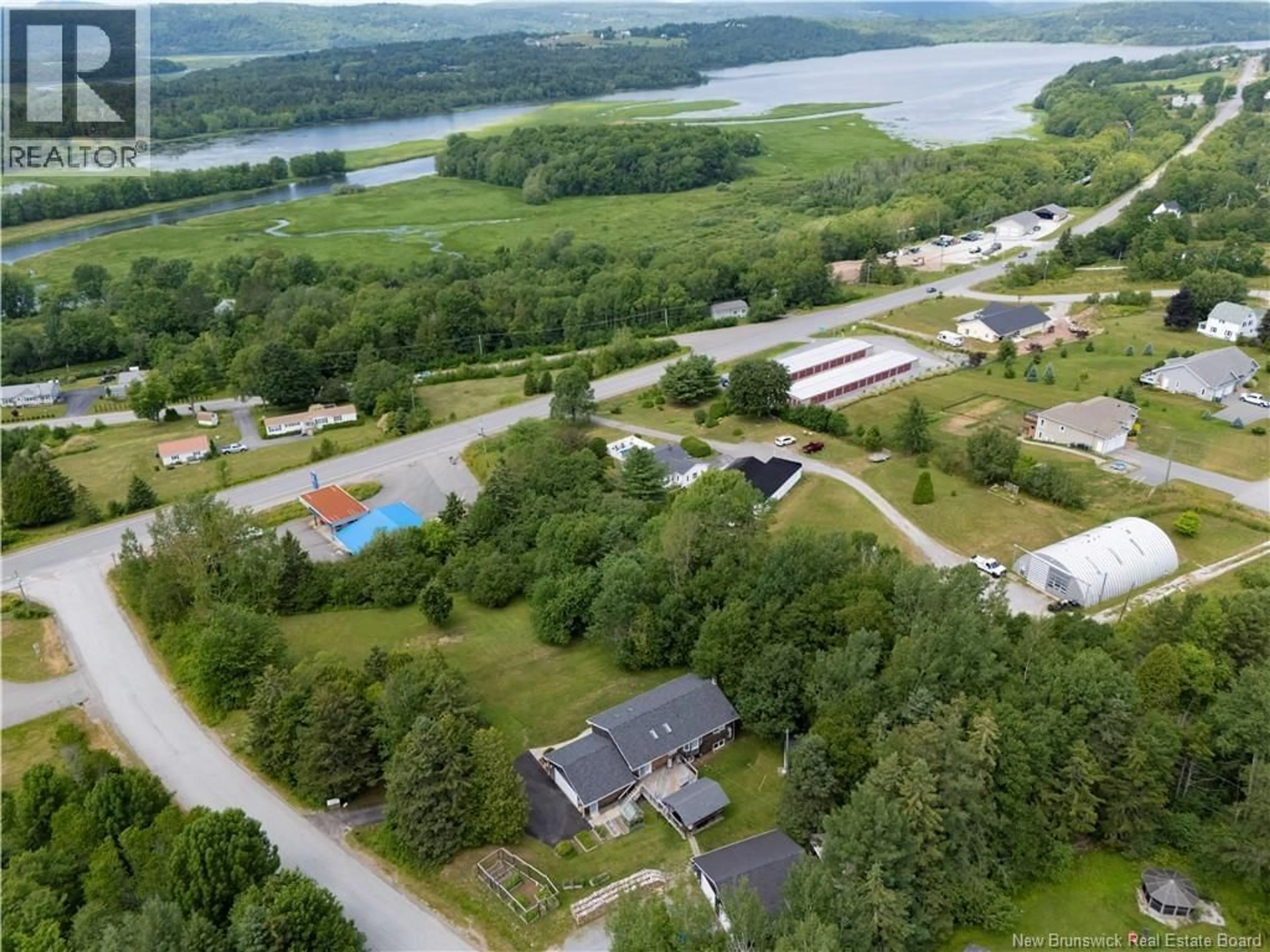 A pic from outside/outdoor area/front of a property/back of a property/a pic from drone, water/lake/river/ocean view for 5 VAUGHAN DRIVE, Nauwigewauk New Brunswick E5N6T9