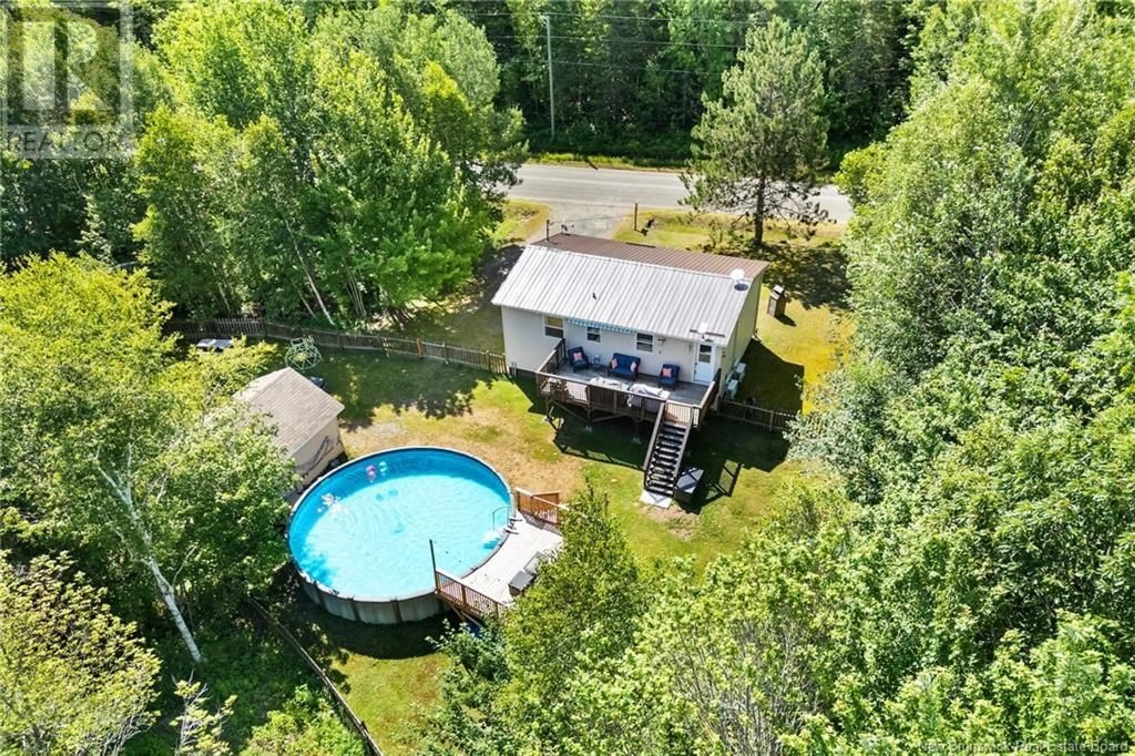 A pic from outside/outdoor area/front of a property/back of a property/a pic from drone, water/lake/river/ocean view for 66 BOYNE ROAD, Hoyt New Brunswick E5L2B8
