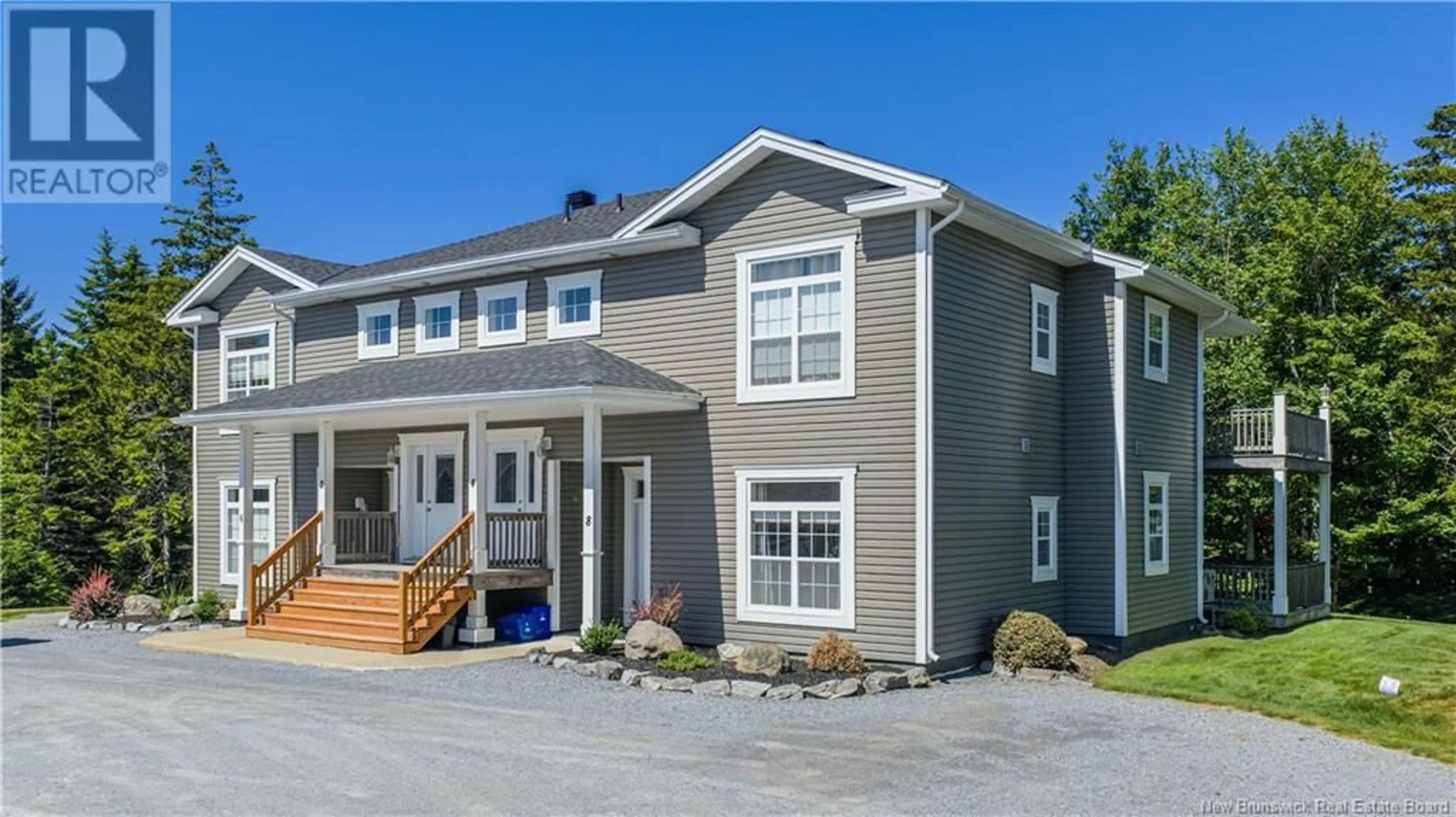Home with vinyl exterior material, street for 8 TRANQUILITY LANE, Quispamsis New Brunswick E2E0H8