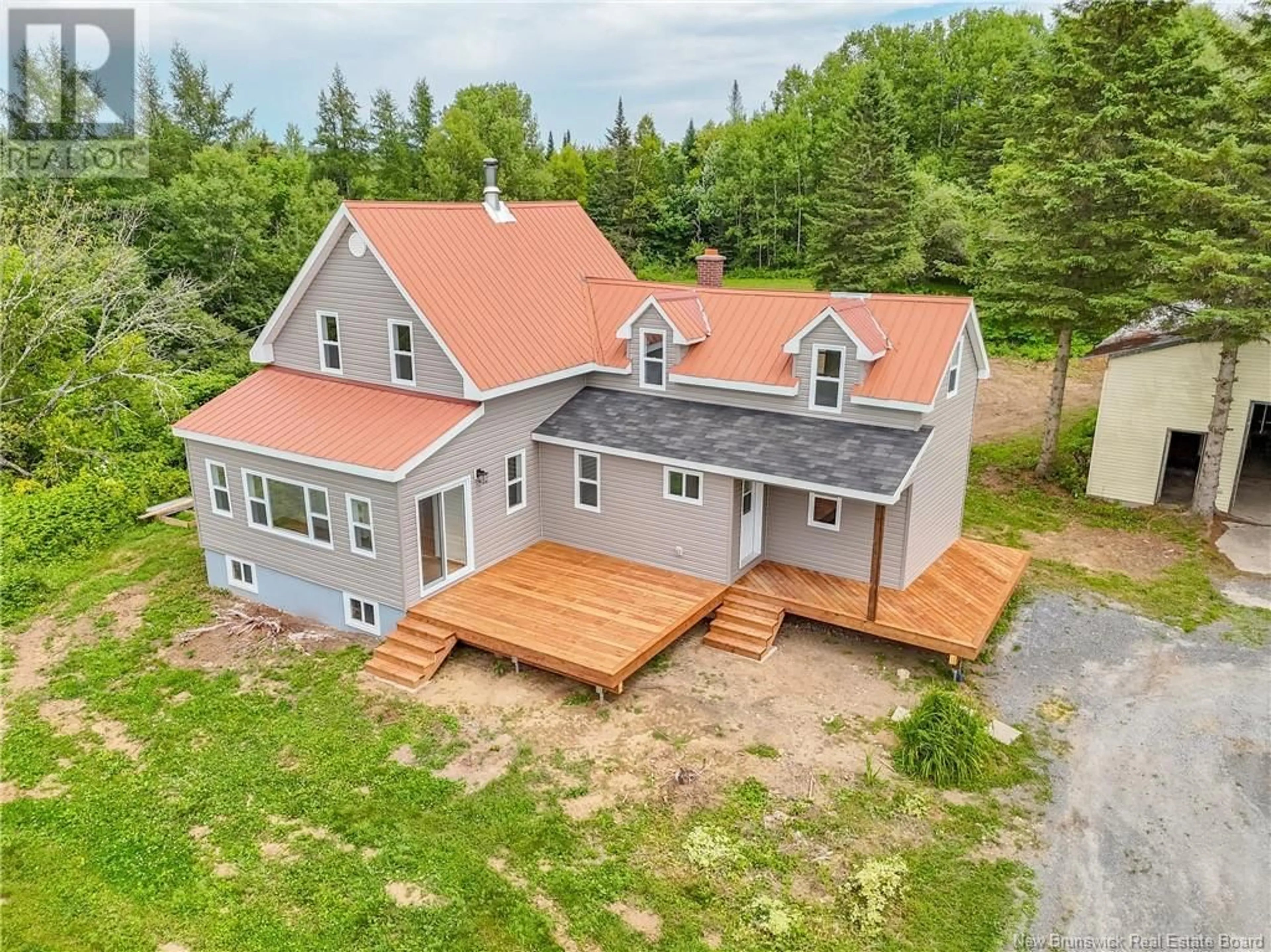 A pic from outside/outdoor area/front of a property/back of a property/a pic from drone, building for 638 ROUTE 628, Durham Bridge New Brunswick E6C1K2