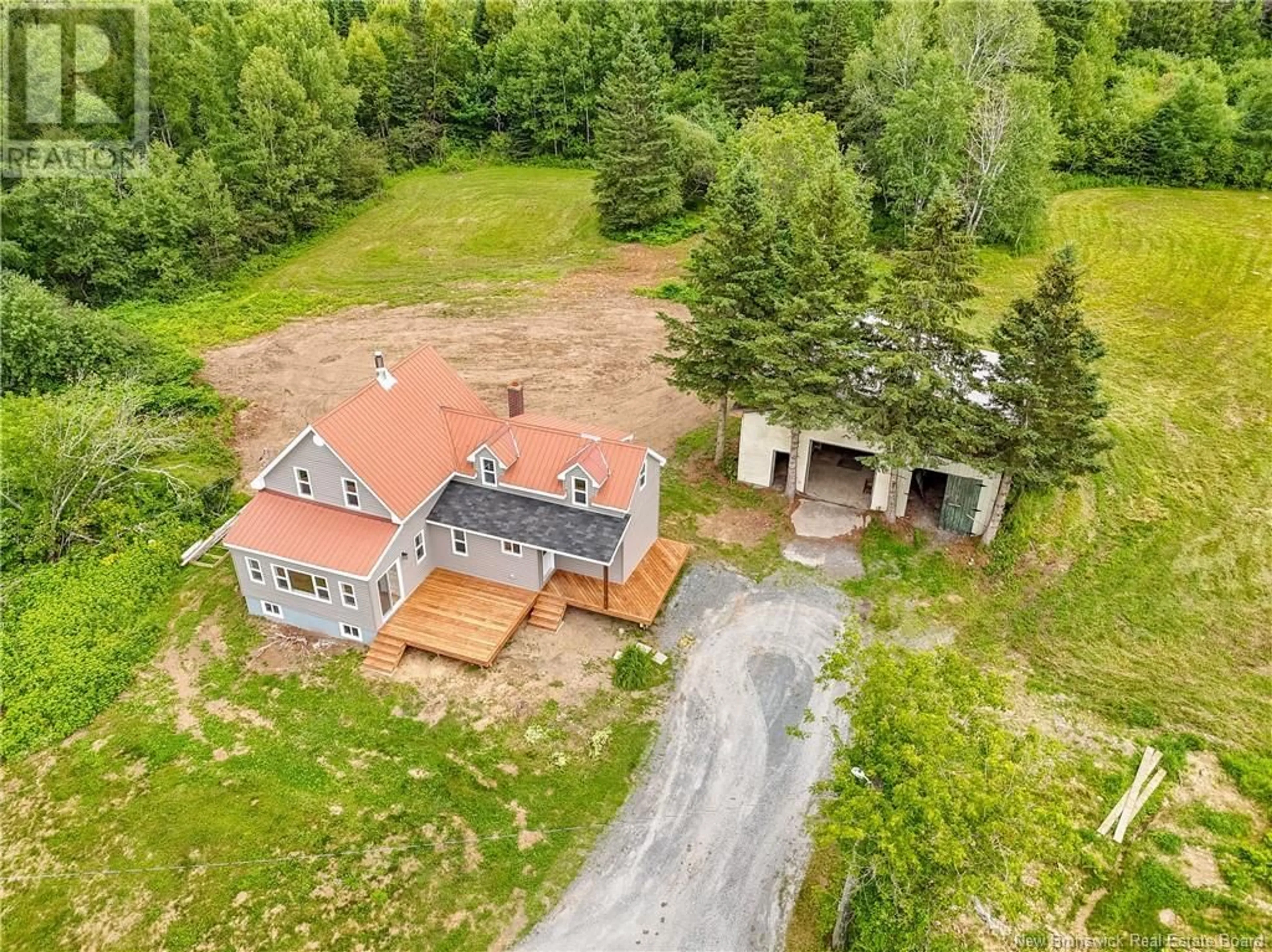 A pic from outside/outdoor area/front of a property/back of a property/a pic from drone, unknown for 638 ROUTE 628, Durham Bridge New Brunswick E6C1K2