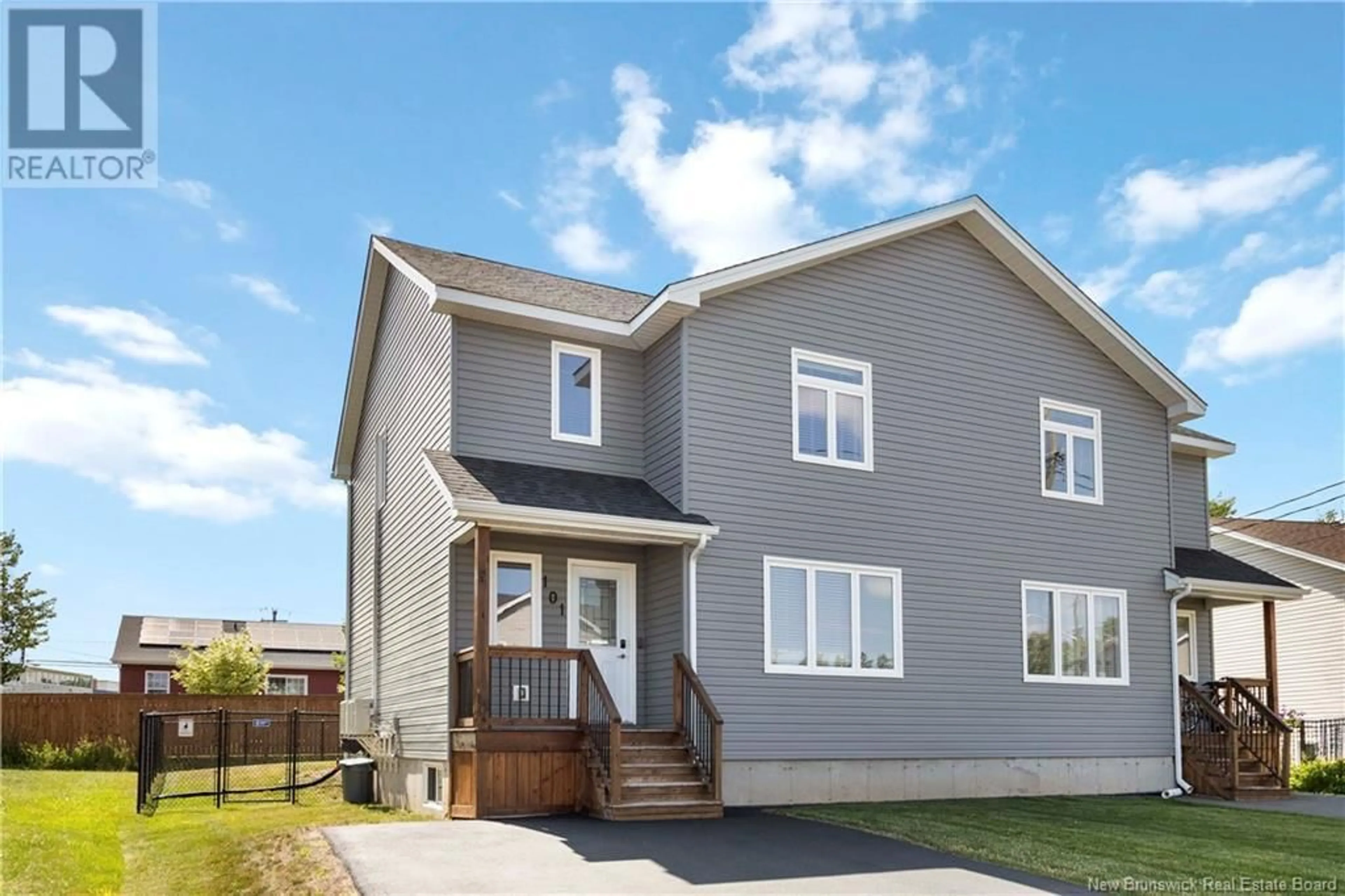 Home with vinyl exterior material, street for 101 CROWBUSH CRESCENT, Moncton New Brunswick E1G0H1