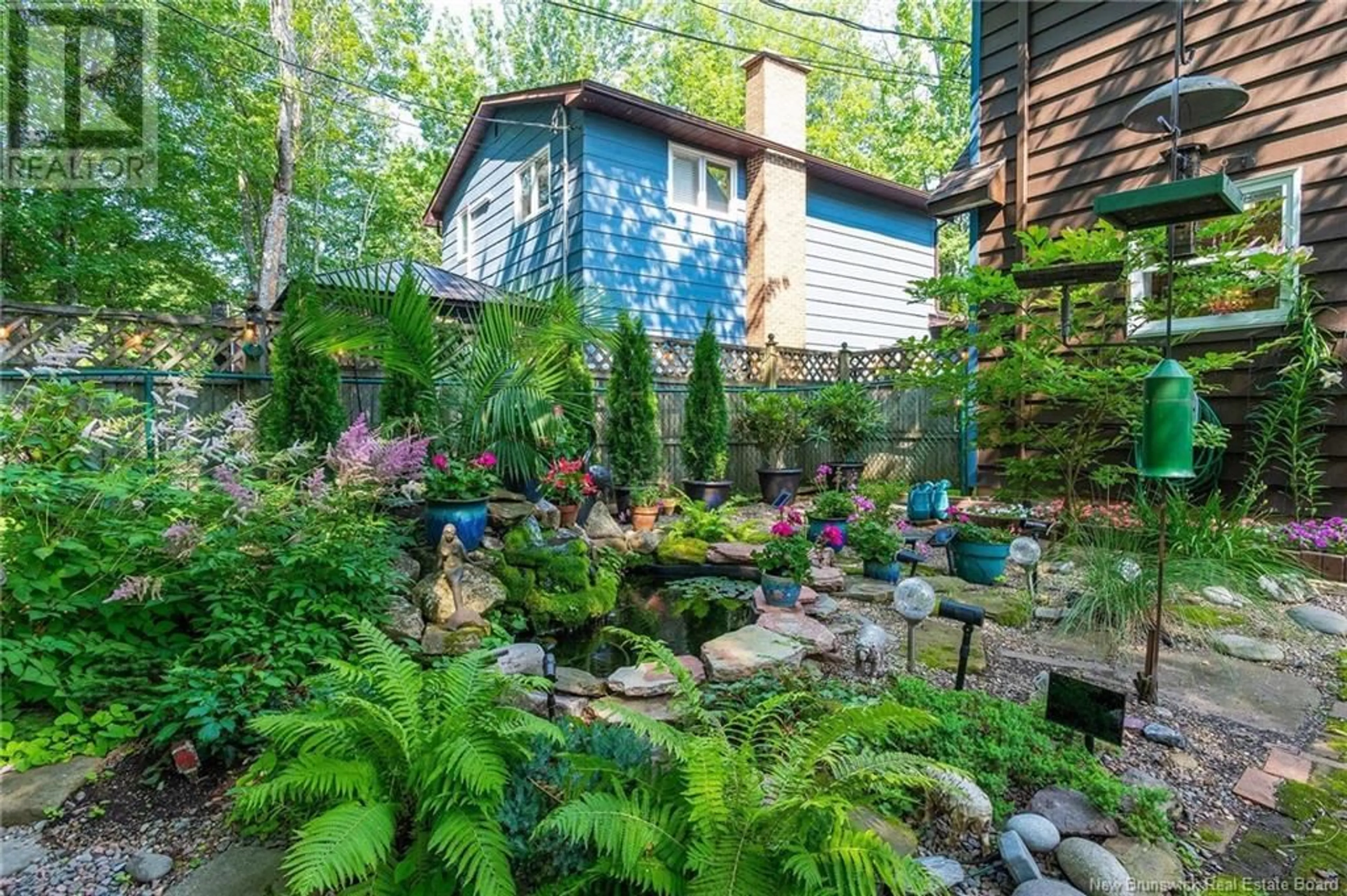 Patio, forest/trees view for 64 OAKMOOR TERRACE, Moncton New Brunswick E1G1T4
