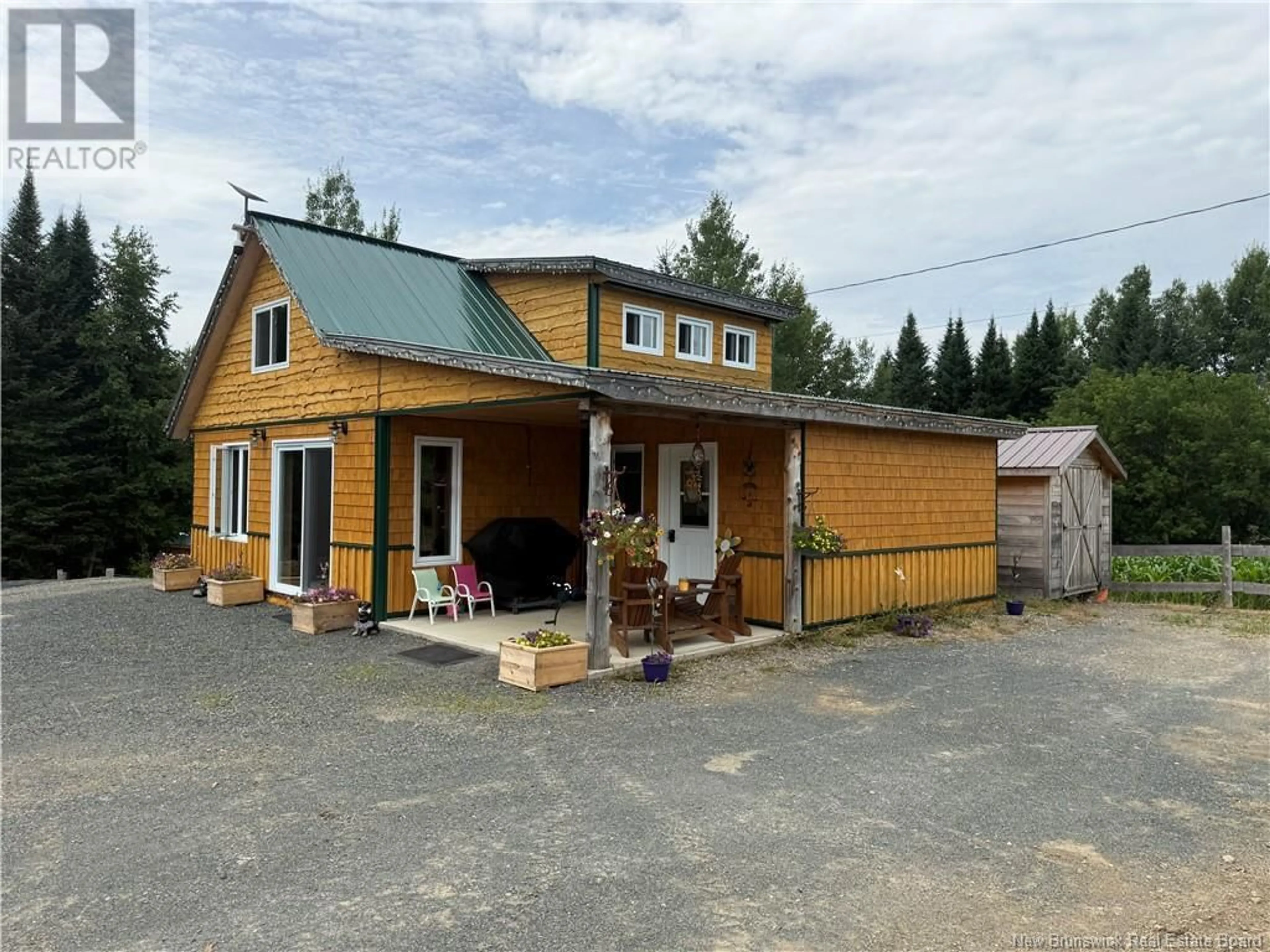 A pic from outside/outdoor area/front of a property/back of a property/a pic from drone, building for 338 GLENBURN ROAD, Carlingford New Brunswick E7H2E4