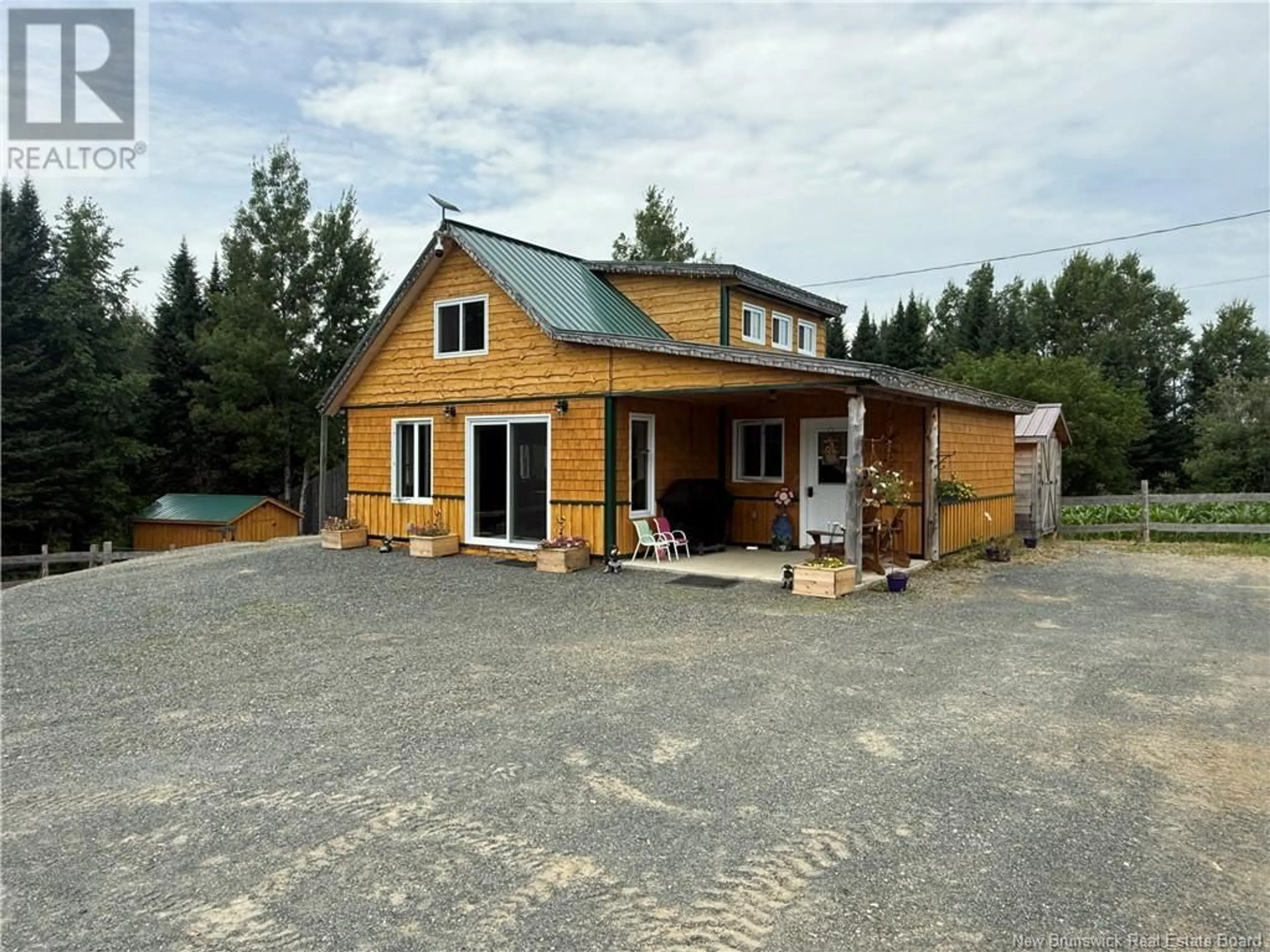 A pic from outside/outdoor area/front of a property/back of a property/a pic from drone, unknown for 338 GLENBURN ROAD, Carlingford New Brunswick E7H2E4