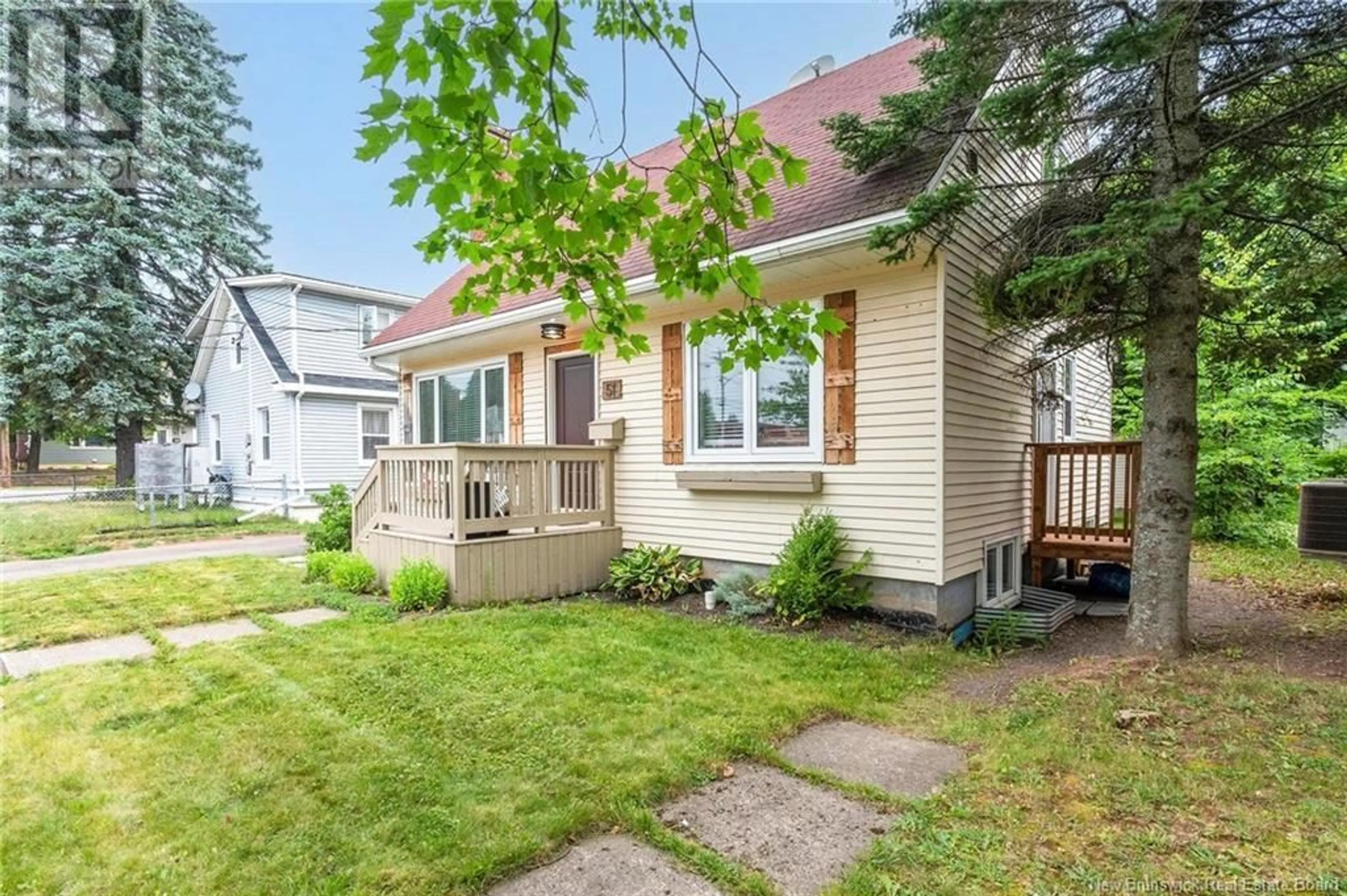 Home with vinyl exterior material, street for 51 WALSH STREET, Moncton New Brunswick E1C6W6