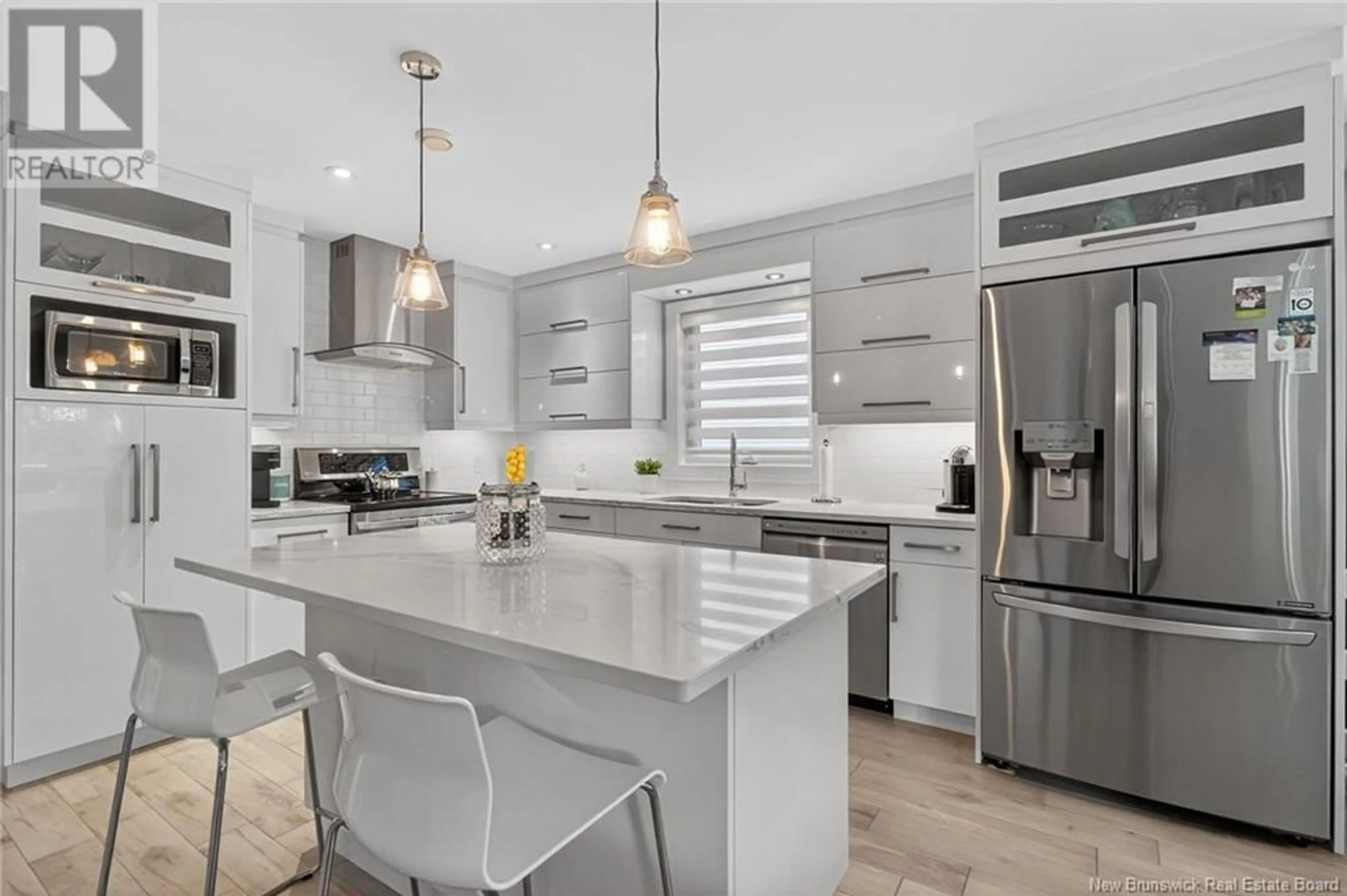 Open concept kitchen, ceramic/tile floor for 74 TIMANDRA CRESCENT, Moncton New Brunswick E1G5Y4