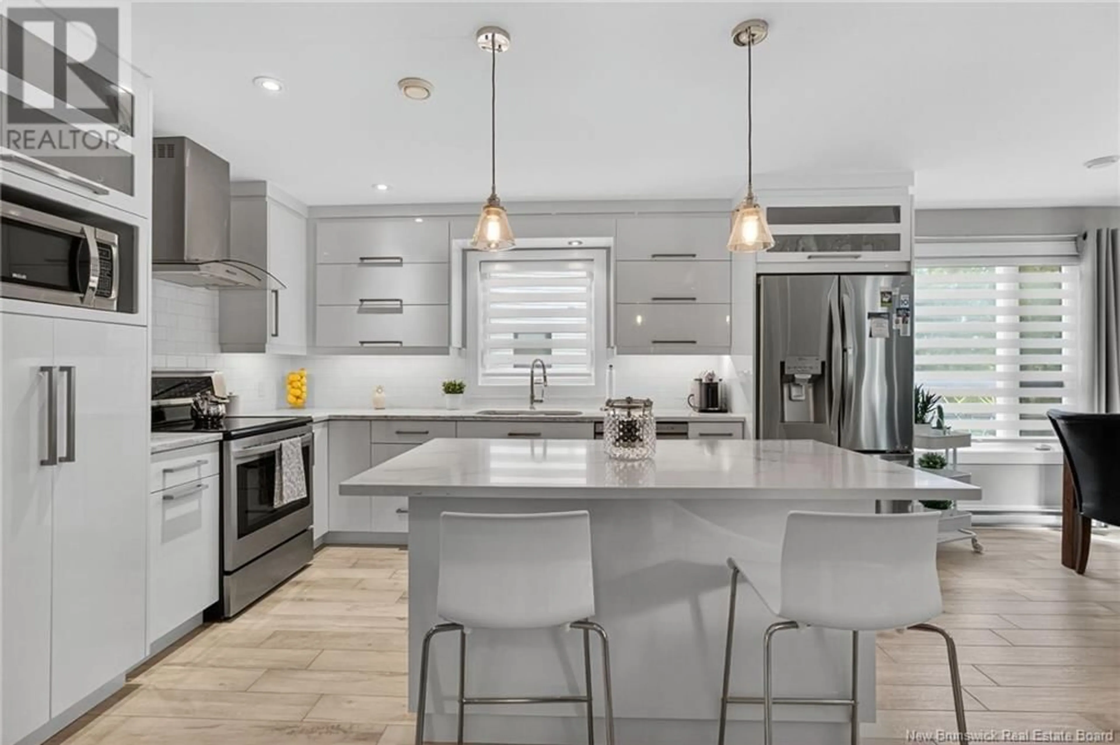 Contemporary kitchen, ceramic/tile floor for 74 TIMANDRA CRESCENT, Moncton New Brunswick E1G5Y4
