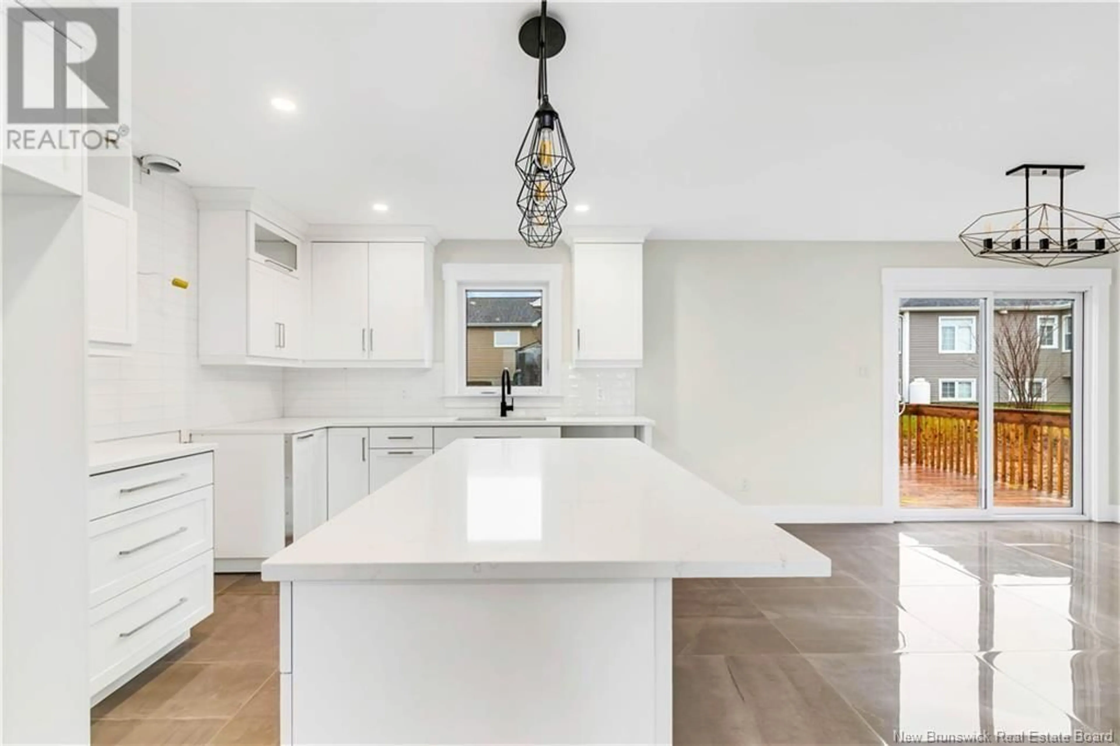 Open concept kitchen, ceramic/tile floor for 179 RIPPLEWOOD ROAD, Moncton New Brunswick E1A2A7
