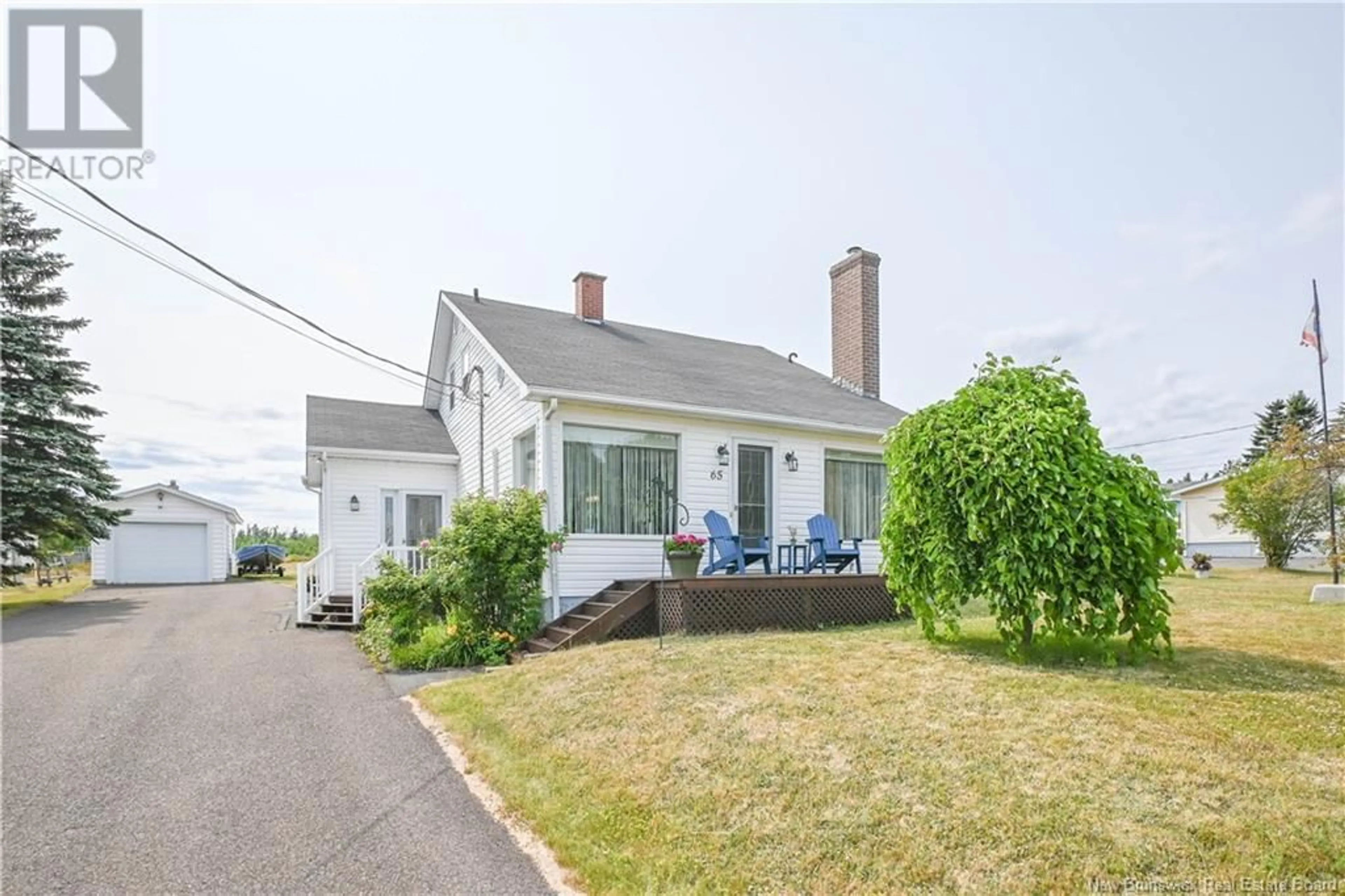 Patio, street for 65 BREAU ROAD, Canton Des Basques New Brunswick E1X3J7