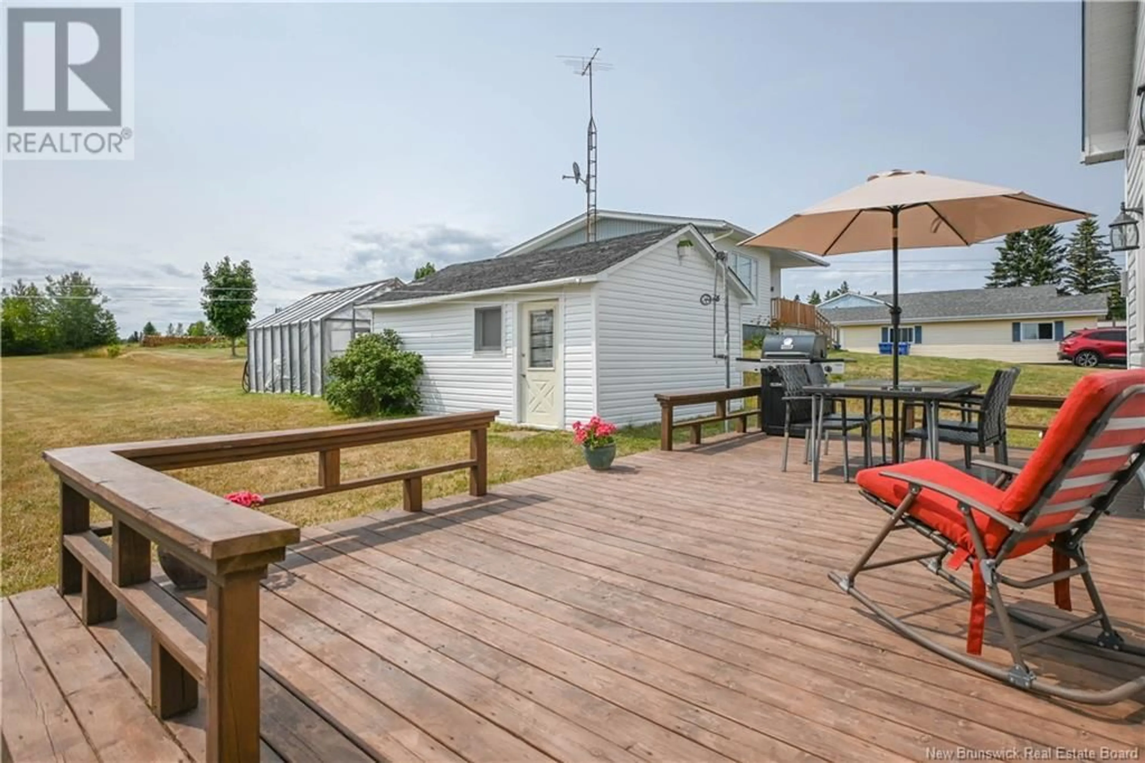 Patio, water/lake/river/ocean view for 65 BREAU ROAD, Canton Des Basques New Brunswick E1X3J7