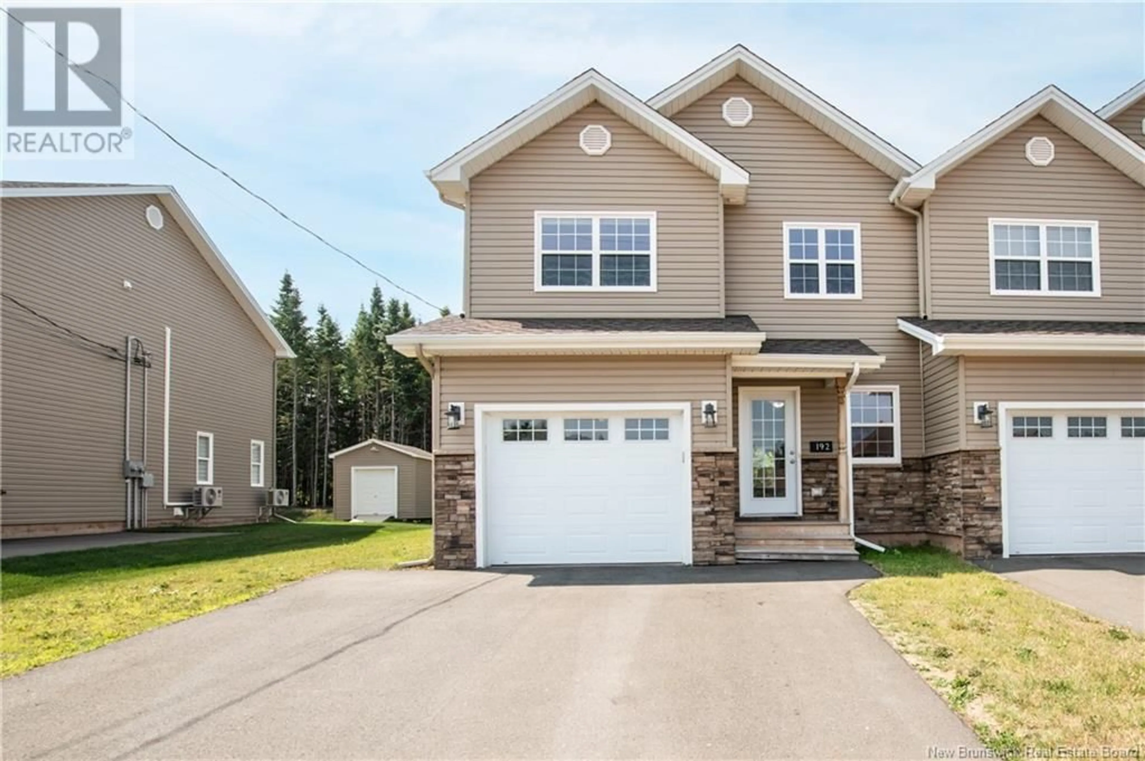 Home with vinyl exterior material, street for 192 DOLBEAU STREET, Dieppe New Brunswick E1A8Y4