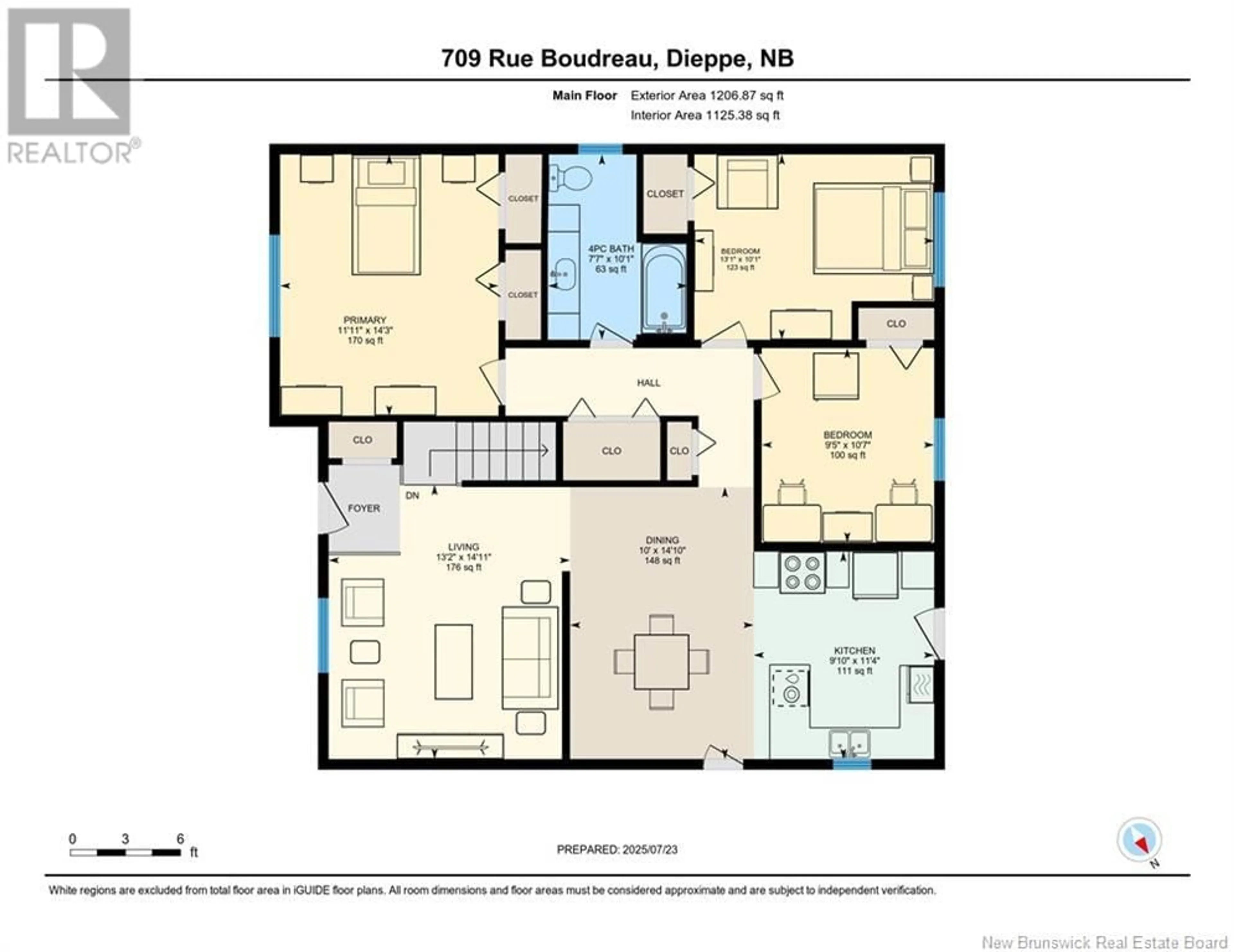 Floor plan for 709 BOUDREAU STREET, Dieppe New Brunswick E1A6X5