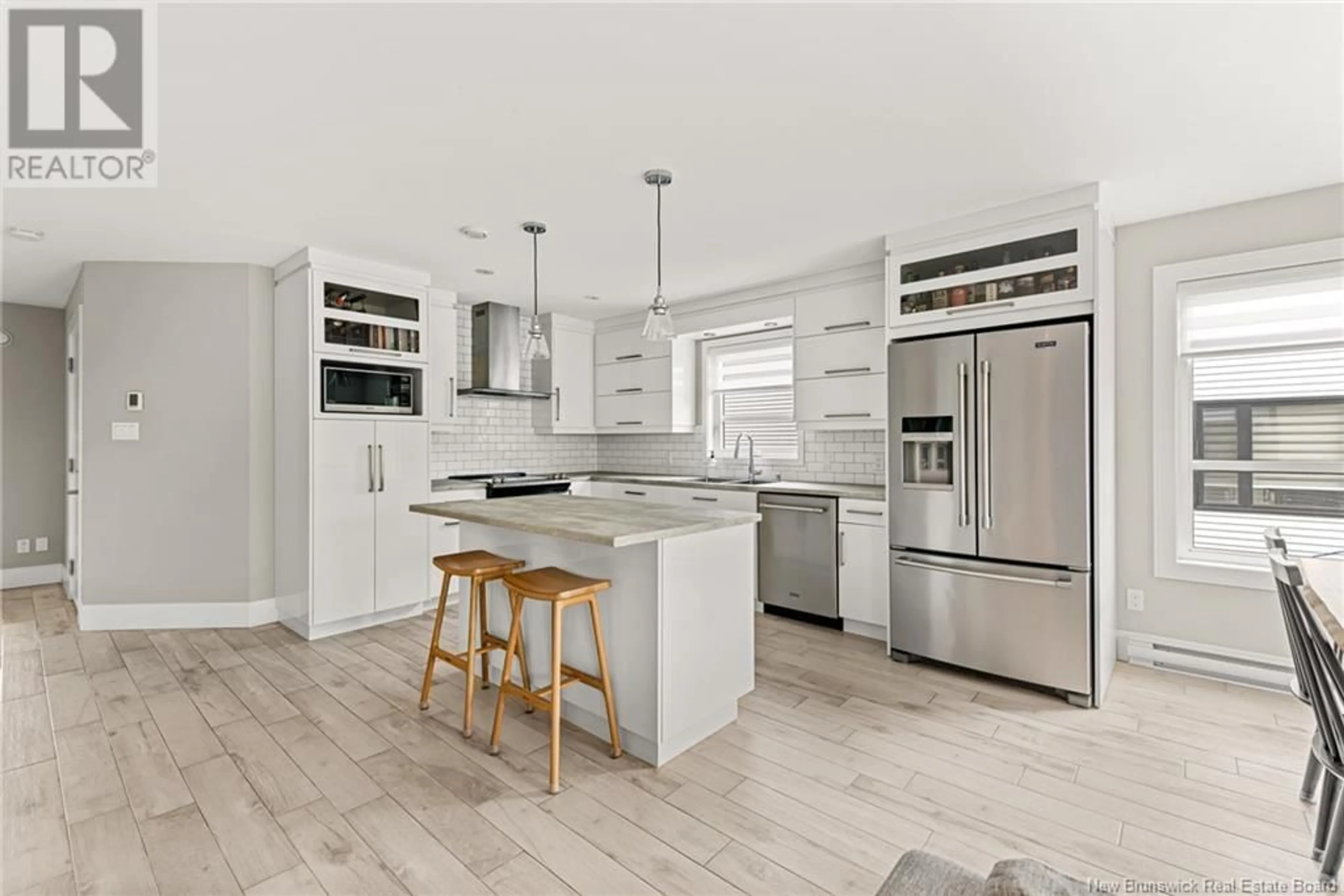 Open concept kitchen, ceramic/tile floor for 98 TIMANDRA CRESCENT, Moncton New Brunswick E1G5Y4
