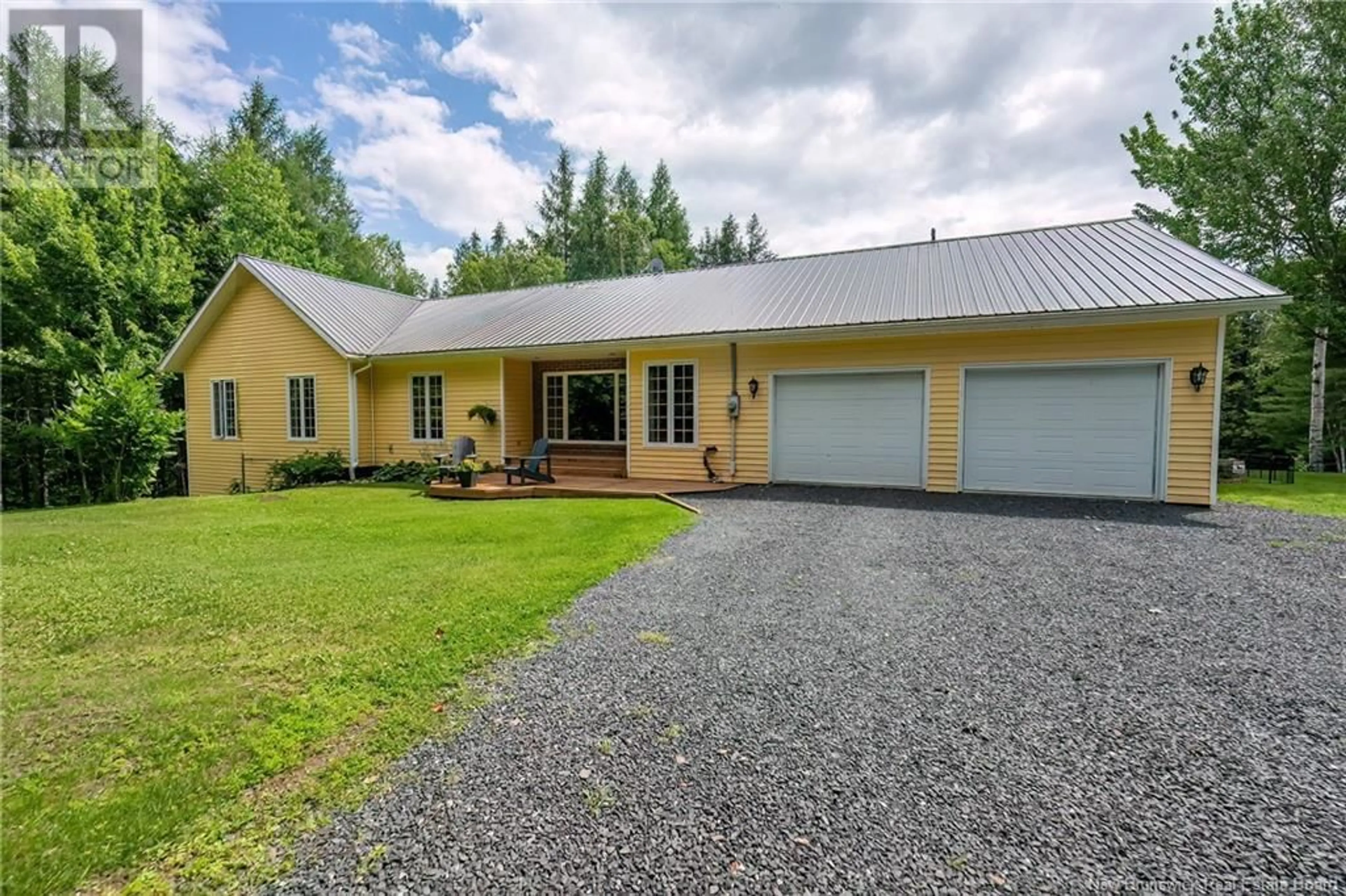 A pic from outside/outdoor area/front of a property/back of a property/a pic from drone, street for 4889 ROUTE 108, Sisson Ridge New Brunswick E7G2T5