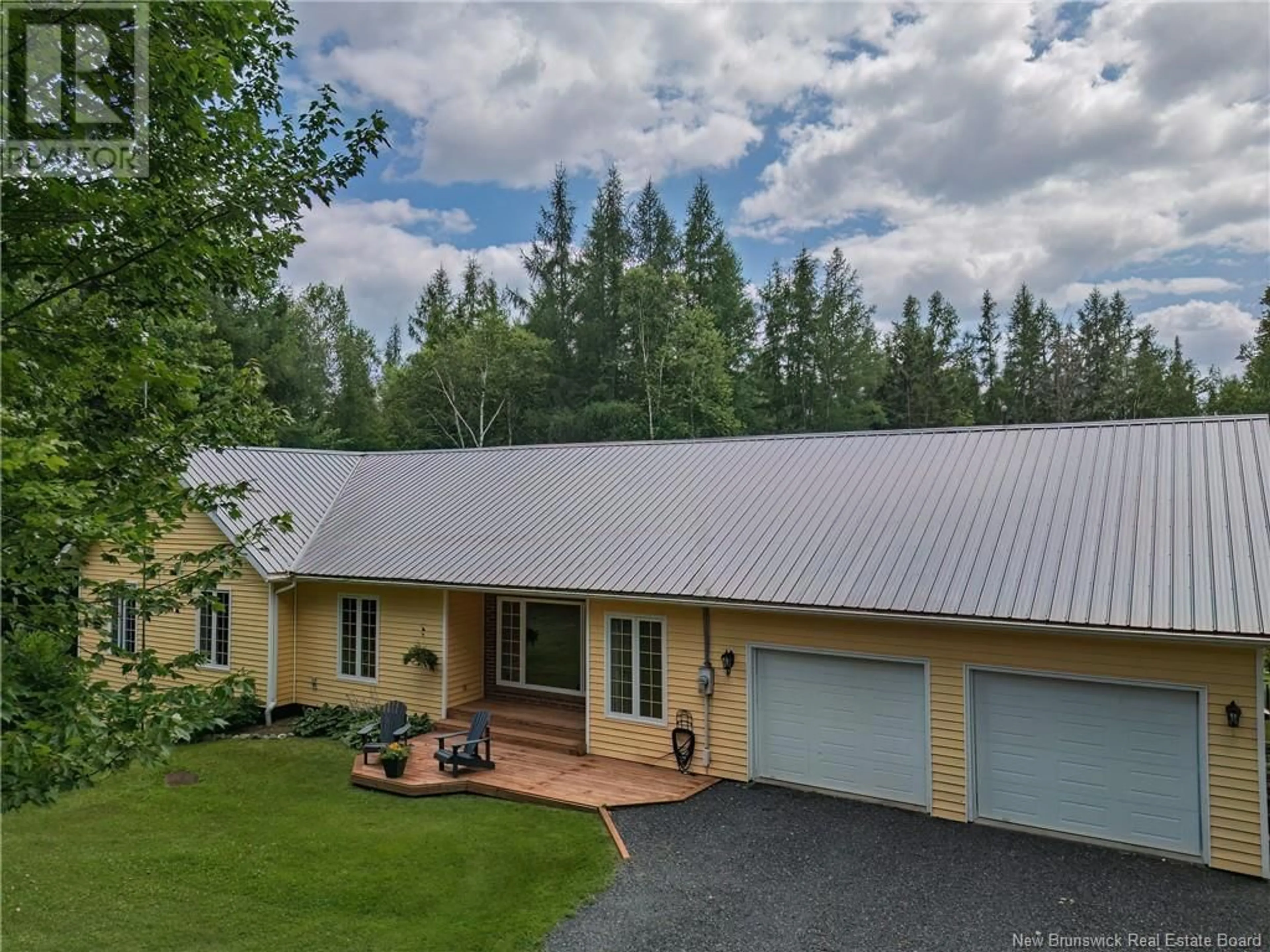 A pic from outside/outdoor area/front of a property/back of a property/a pic from drone, mountain view for 4889 ROUTE 108, Sisson Ridge New Brunswick E7G2T5