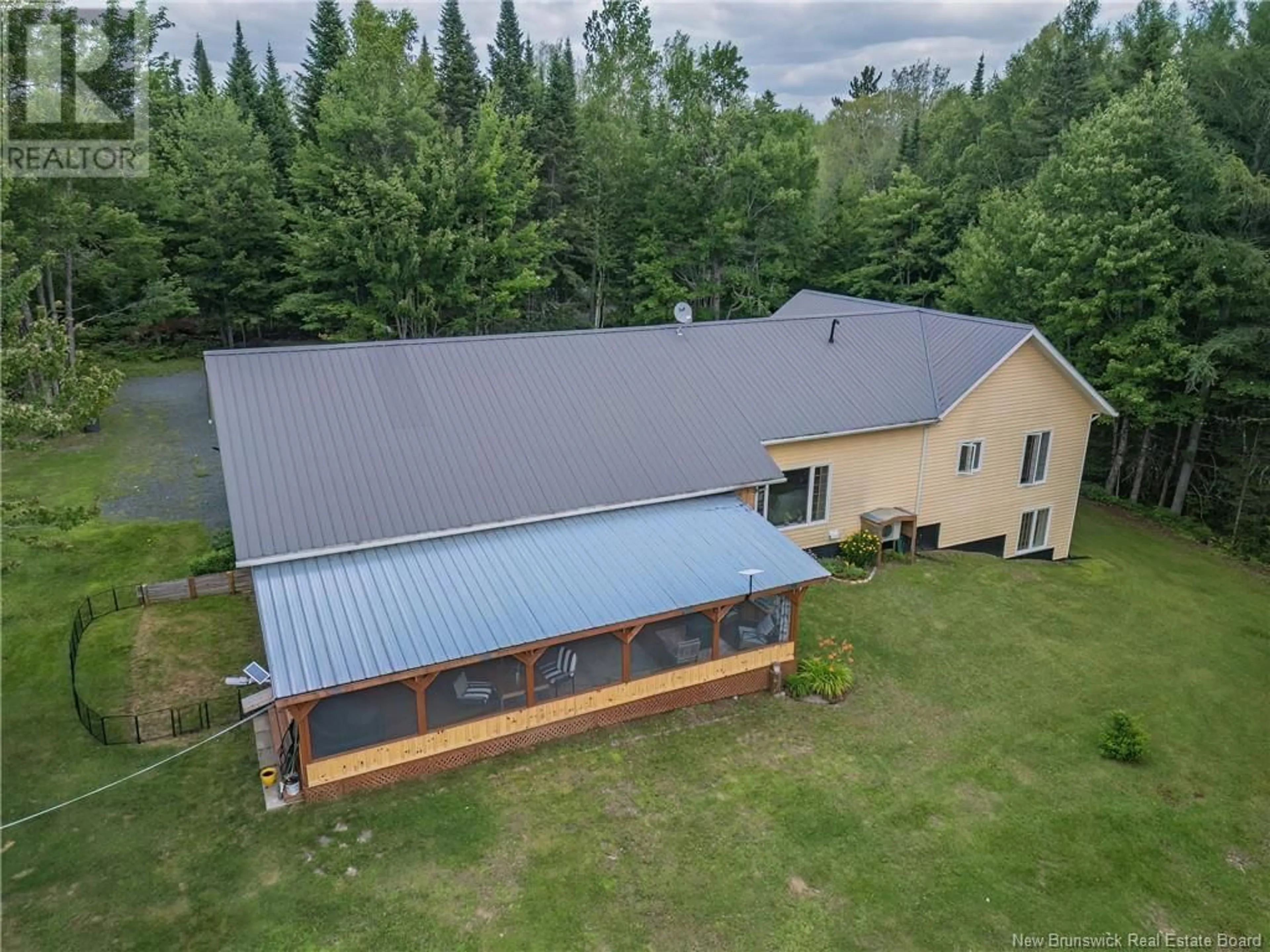 A pic from outside/outdoor area/front of a property/back of a property/a pic from drone, unknown for 4889 ROUTE 108, Sisson Ridge New Brunswick E7G2T5