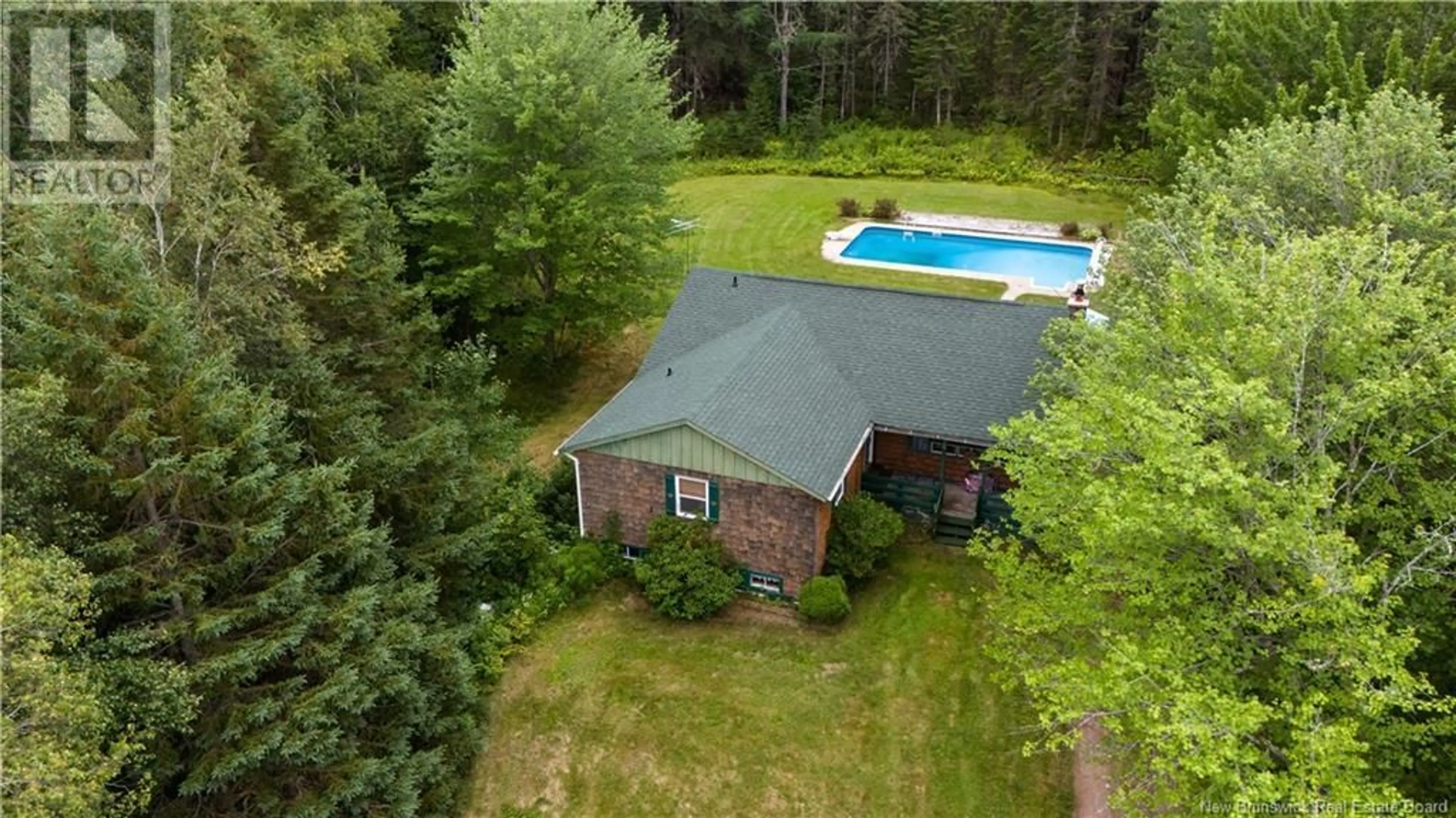 A pic from outside/outdoor area/front of a property/back of a property/a pic from drone, water/lake/river/ocean view for 463 RUSAGONIS ROAD, Rusagonis New Brunswick E3B8Z3