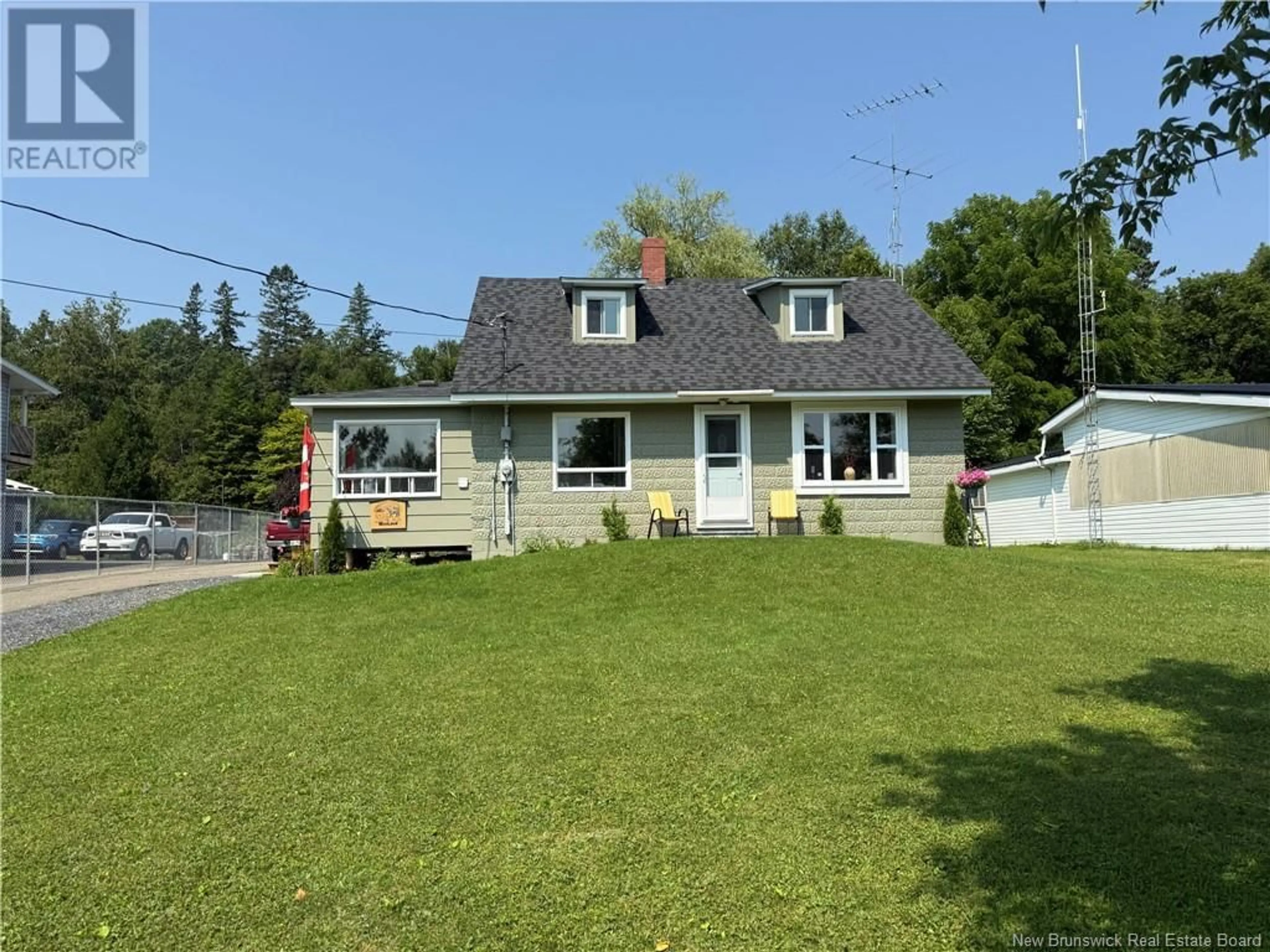 A pic from outside/outdoor area/front of a property/back of a property/a pic from drone, unknown for 23 PLEASANT STREET, Aroostook New Brunswick E7H3M7