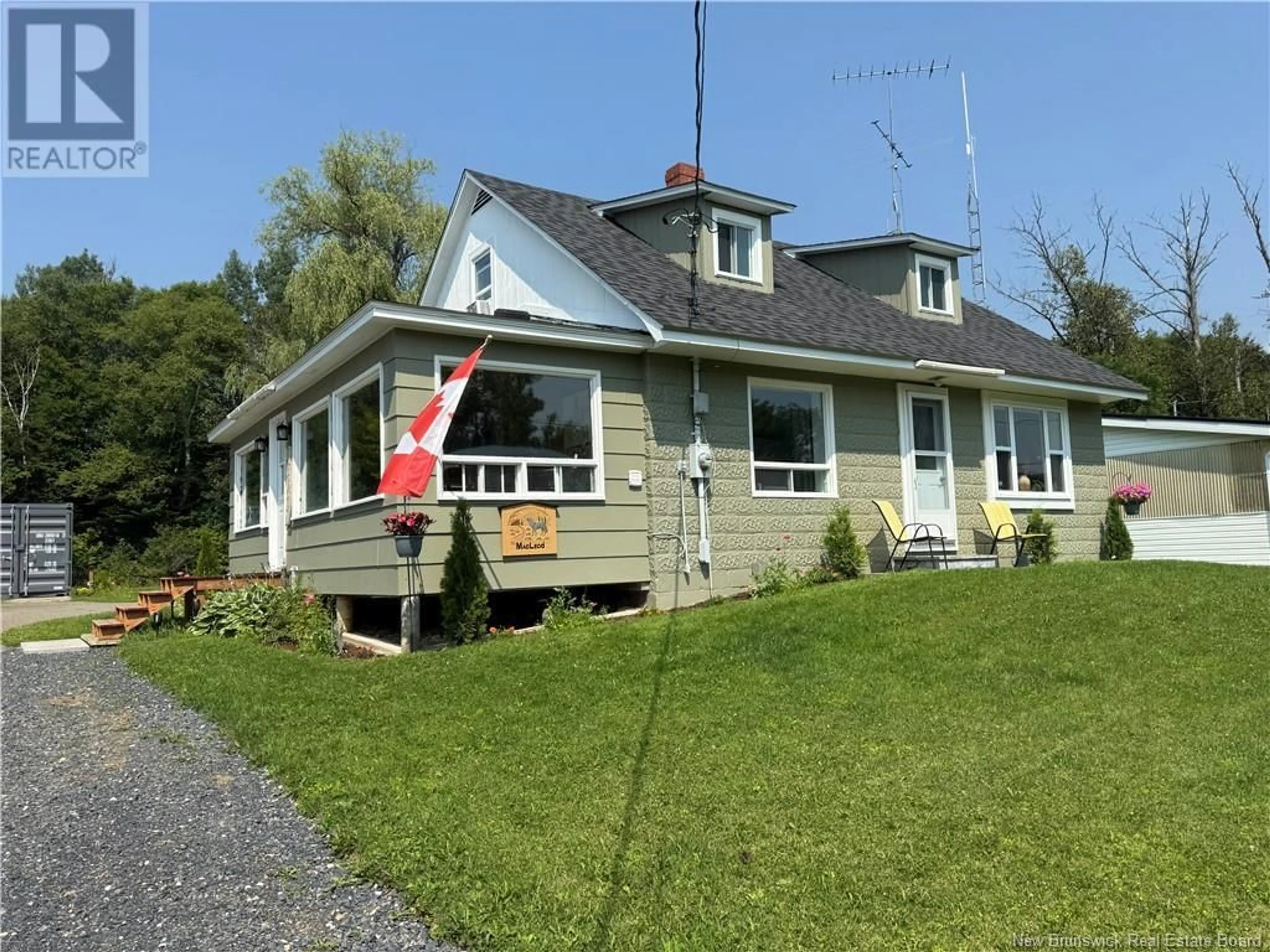 A pic from outside/outdoor area/front of a property/back of a property/a pic from drone, unknown for 23 PLEASANT STREET, Aroostook New Brunswick E7H3M7