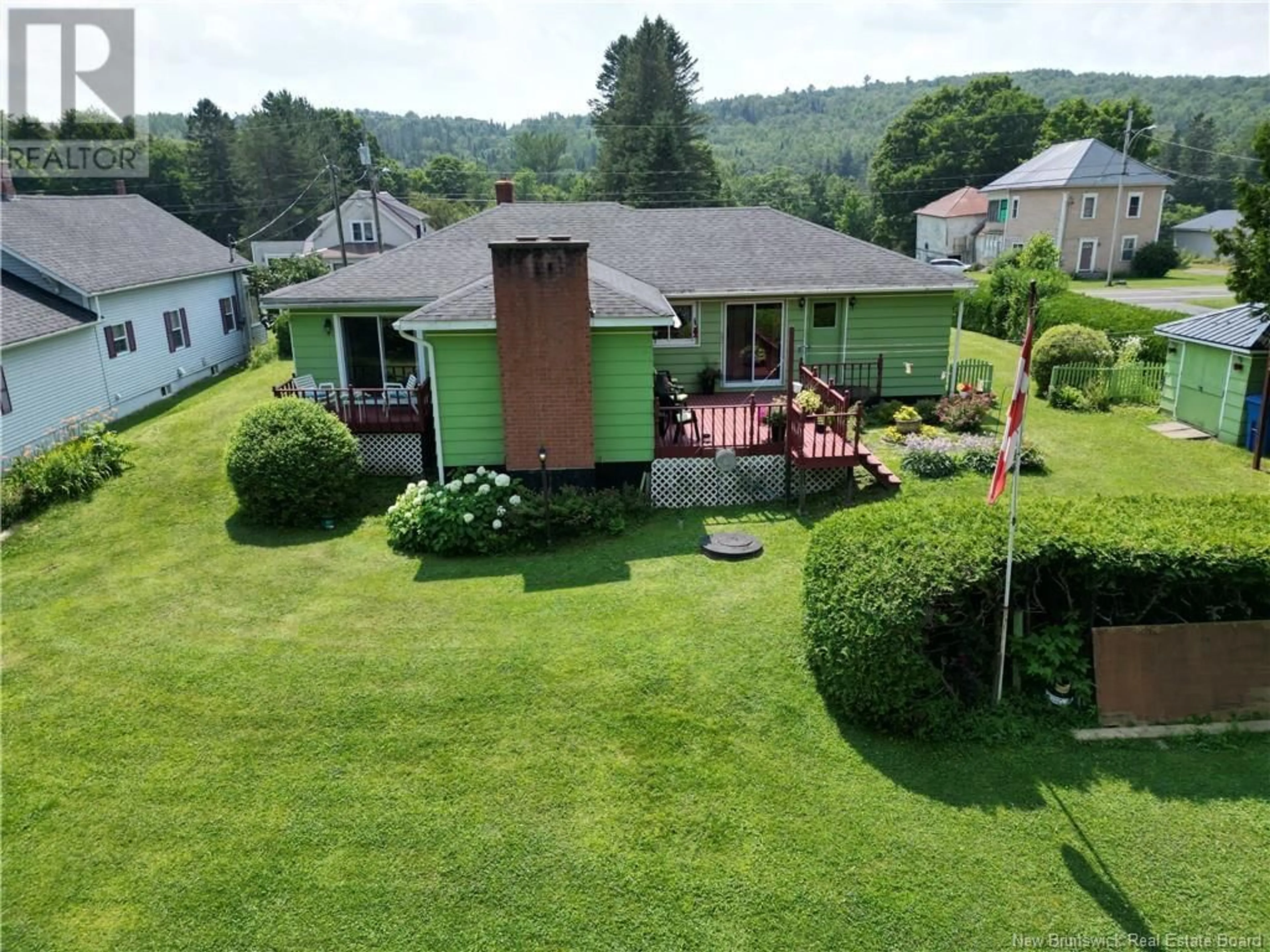 A pic from outside/outdoor area/front of a property/back of a property/a pic from drone, mountain view for 13 MILL STREET, Centreville New Brunswick E7K2B5