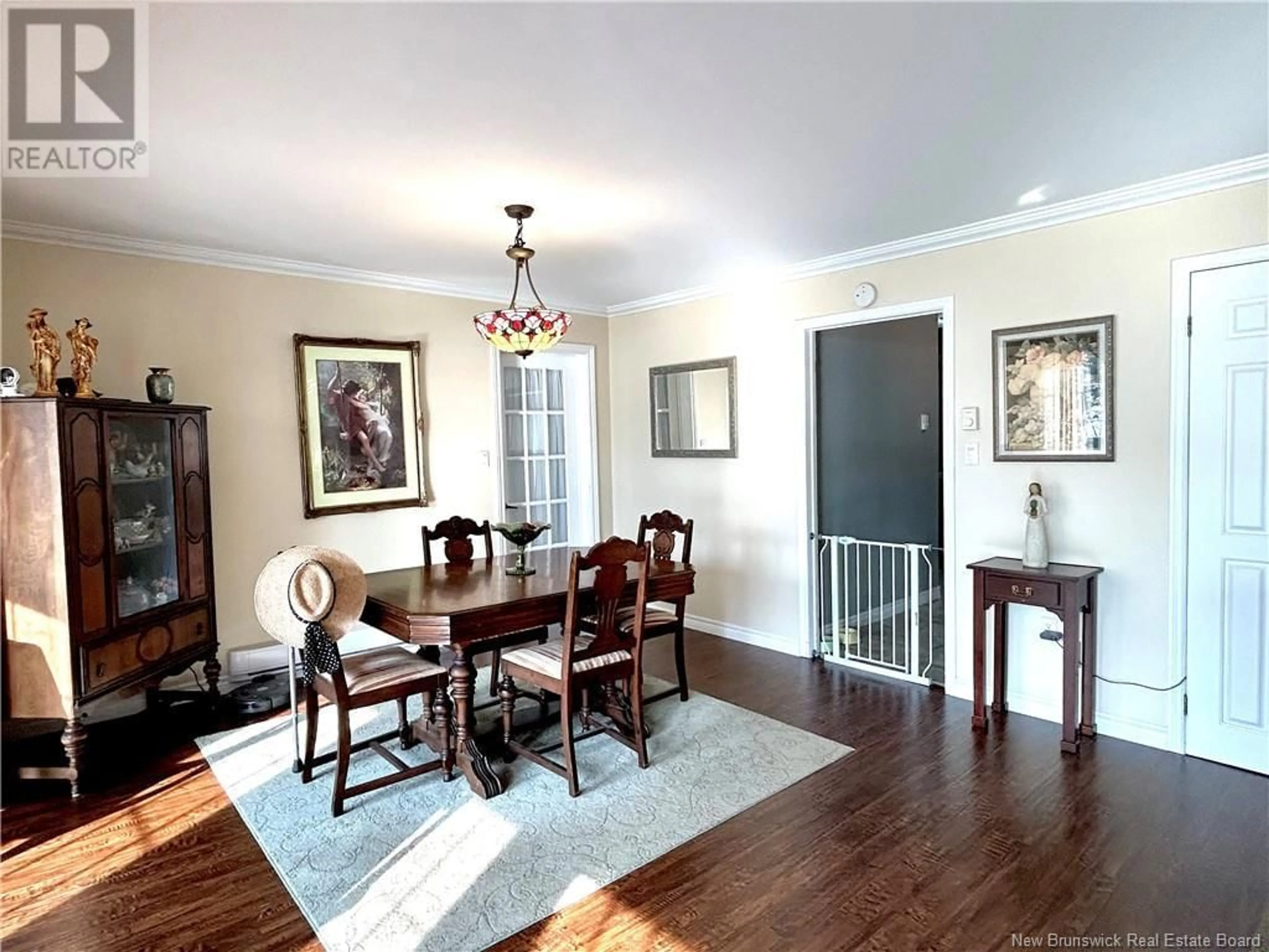 Dining room, wood/laminate floor for 49 FRONT ROAD, Bay Du Vin New Brunswick E1N6L3