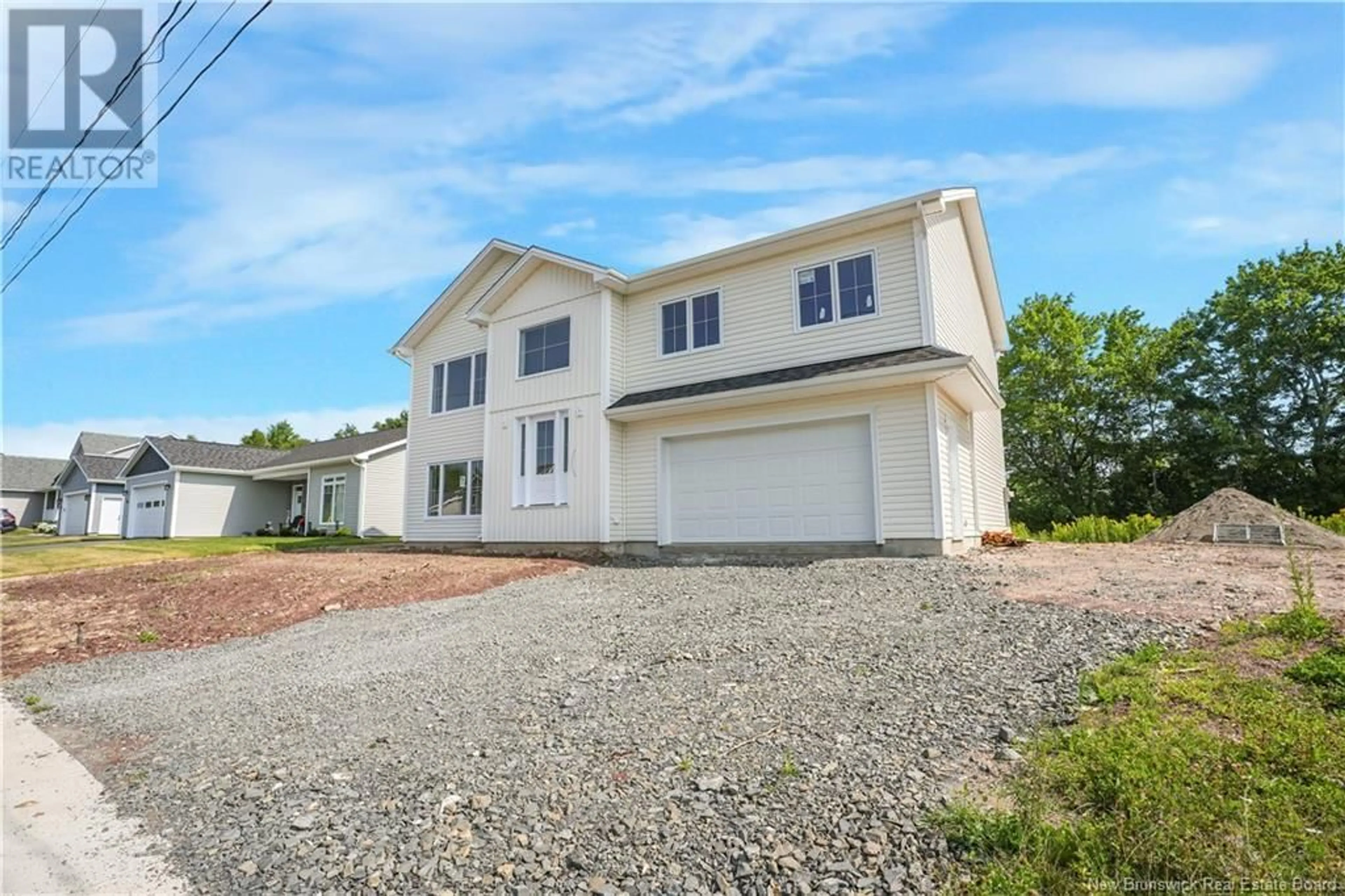 Home with vinyl exterior material, street for 7 BOXWOOD LANE, New Maryland New Brunswick E3C0R7