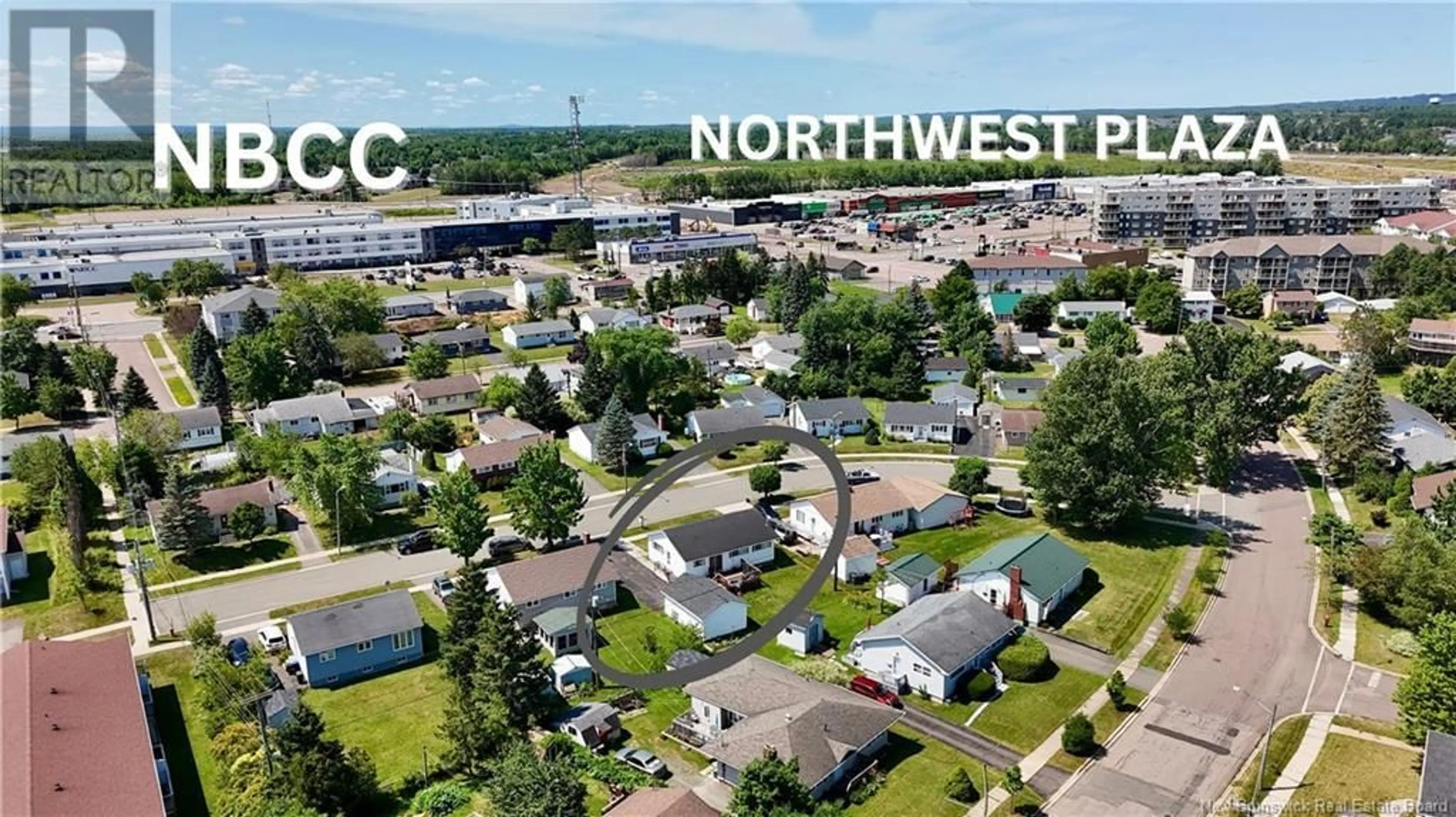 A pic from outside/outdoor area/front of a property/back of a property/a pic from drone, street for 51 WINDEMERE DRIVE, Moncton New Brunswick E1C4L2