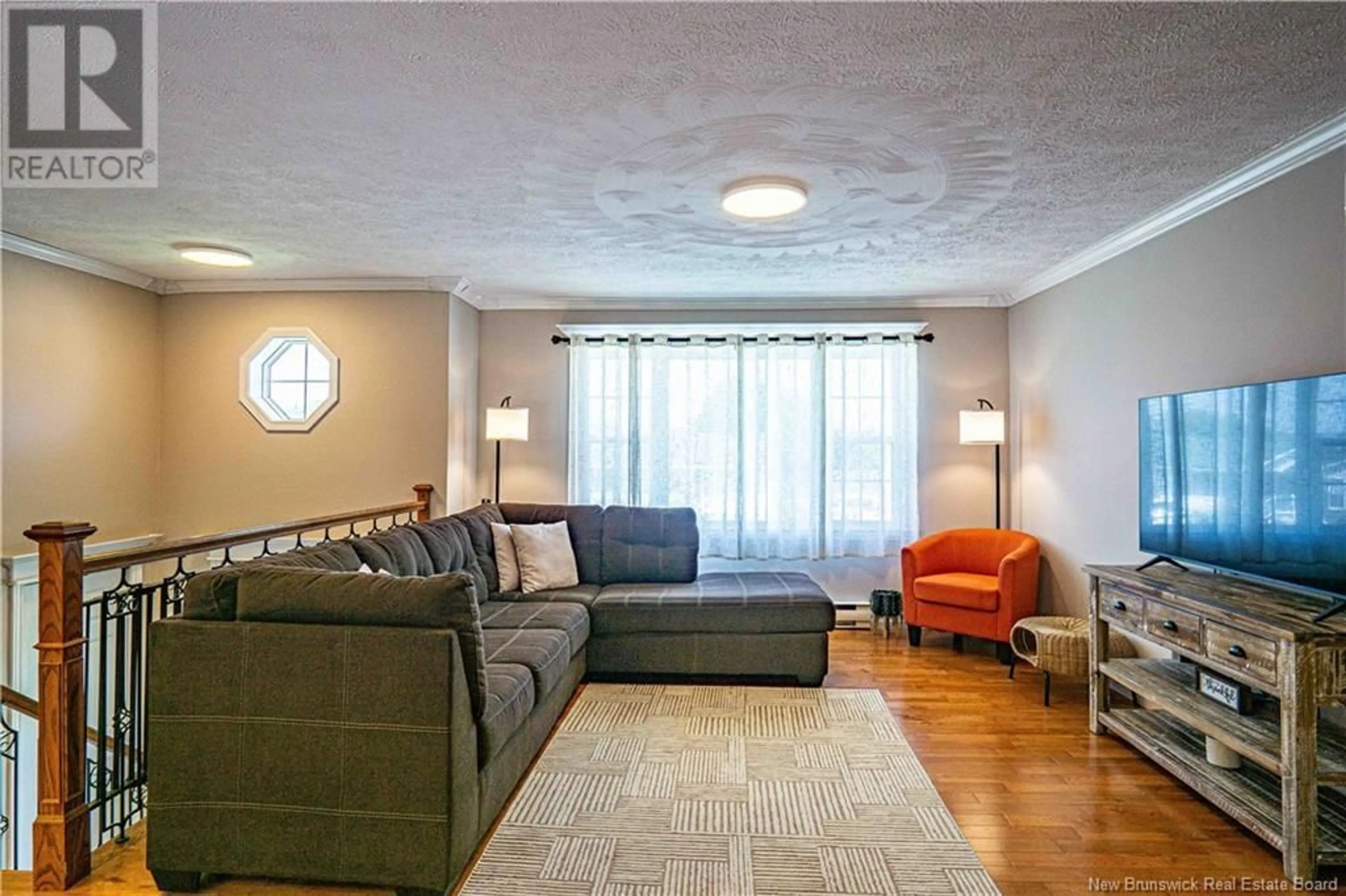Living room with furniture, unknown for 9 LINDSAY LANE, Oromocto New Brunswick E2V2S4