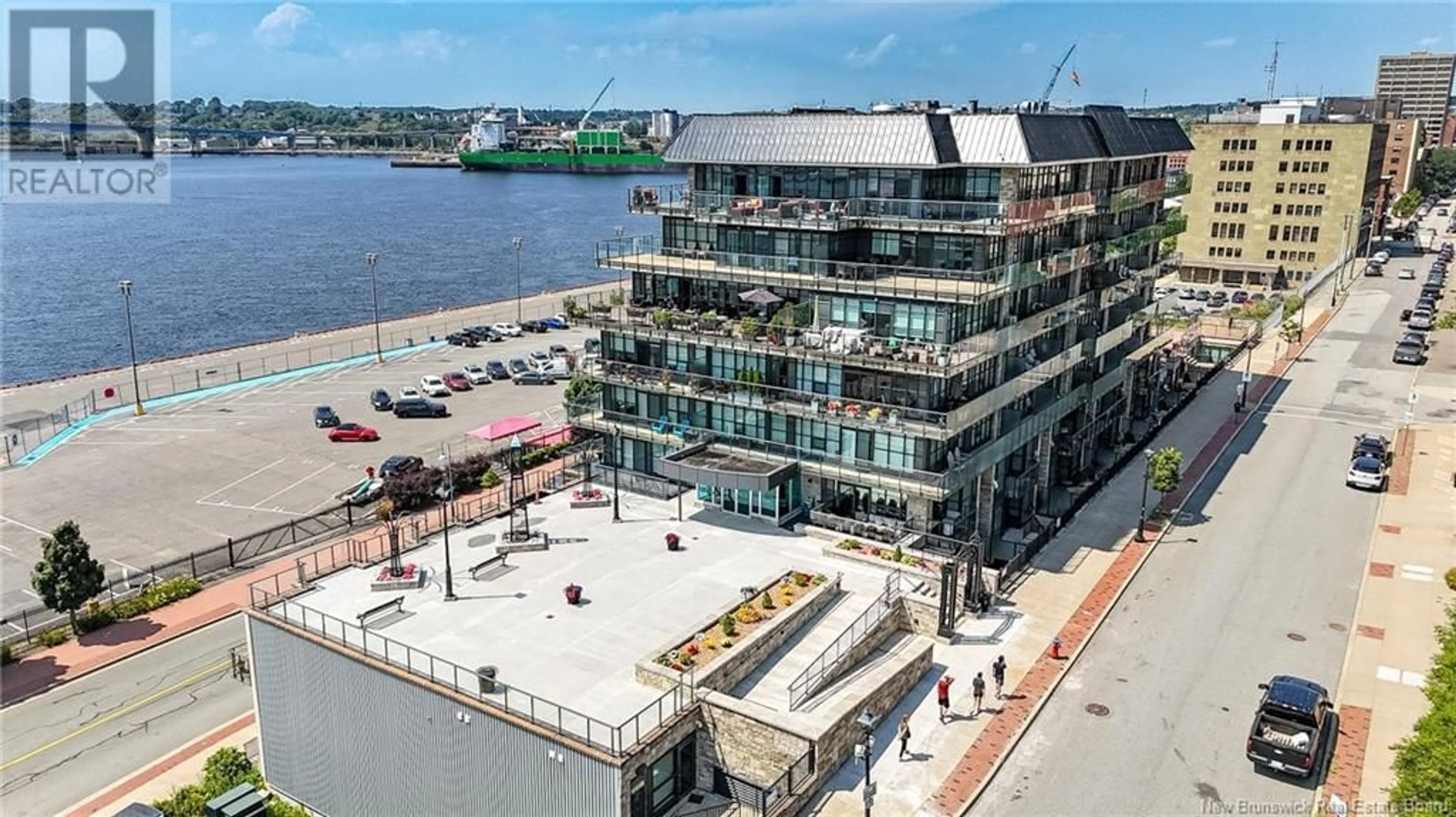 A pic from outside/outdoor area/front of a property/back of a property/a pic from drone, building for 206 - 243 PRINCE WILLIAM STREET, Saint John New Brunswick E2L0C6